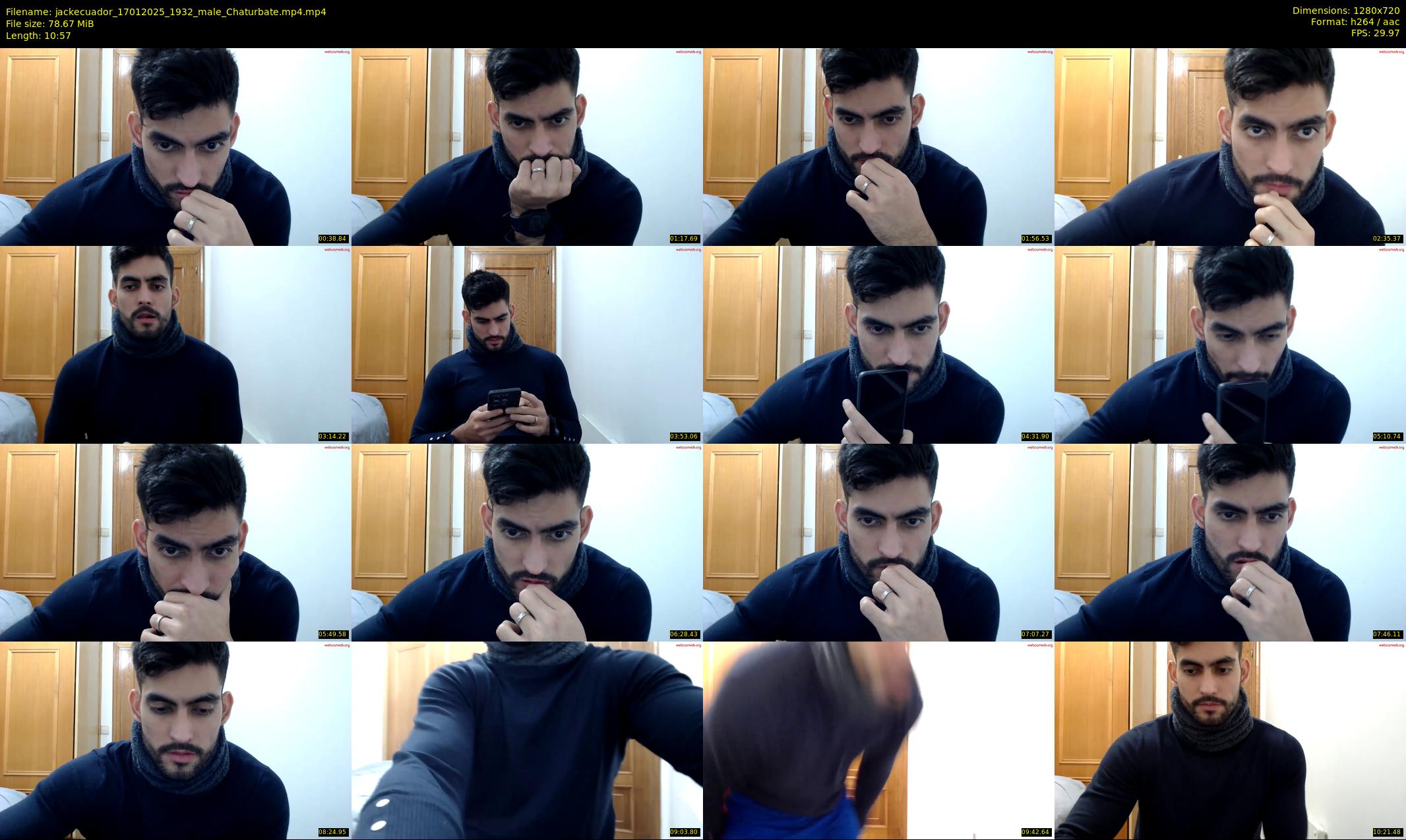 jackecuador — 11 minute Chaturbate male cam show recording, 720p, Jan 17, 2025