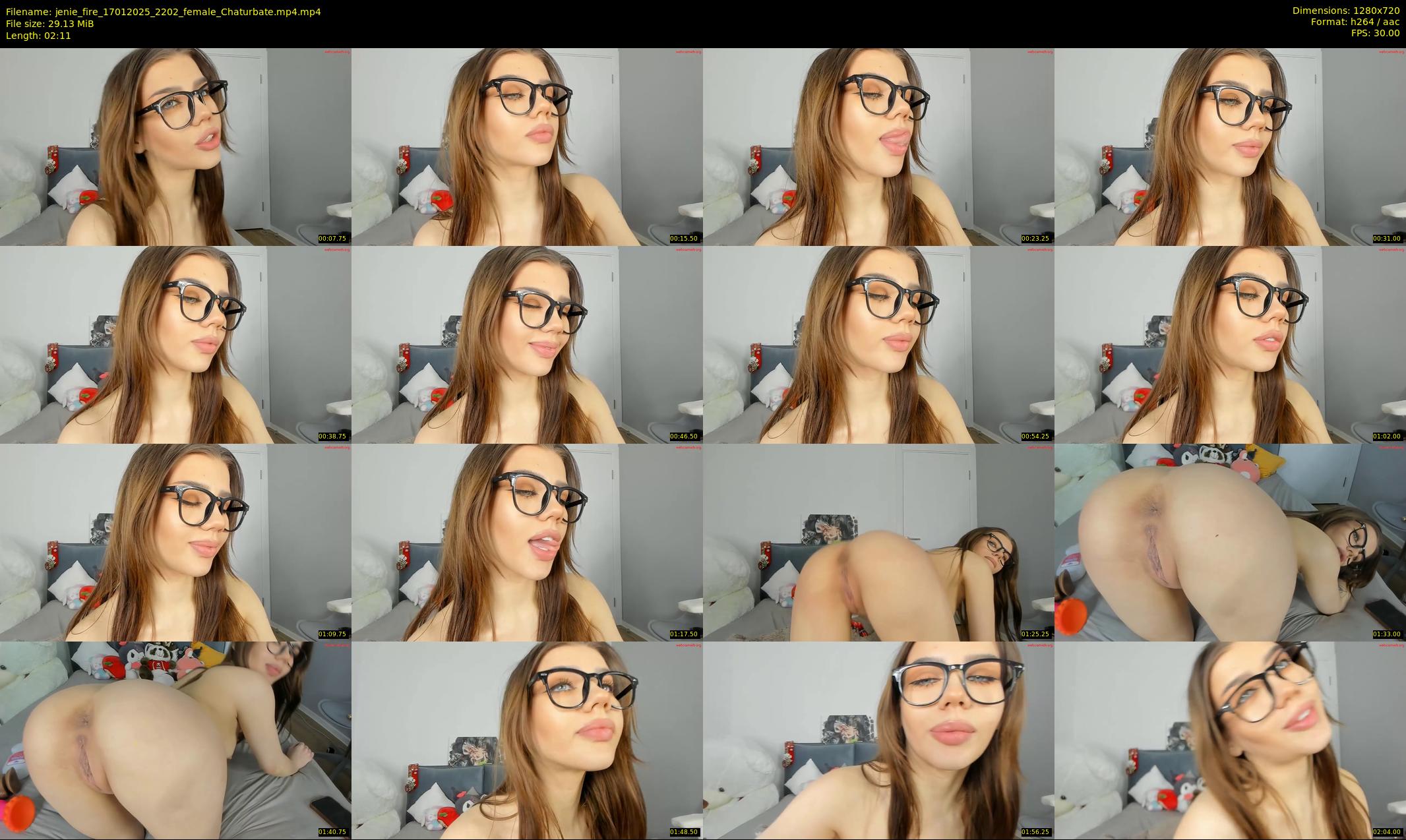jenie_fire — 3 minute Chaturbate female cam show recording, 720p, Jan 17, 2025