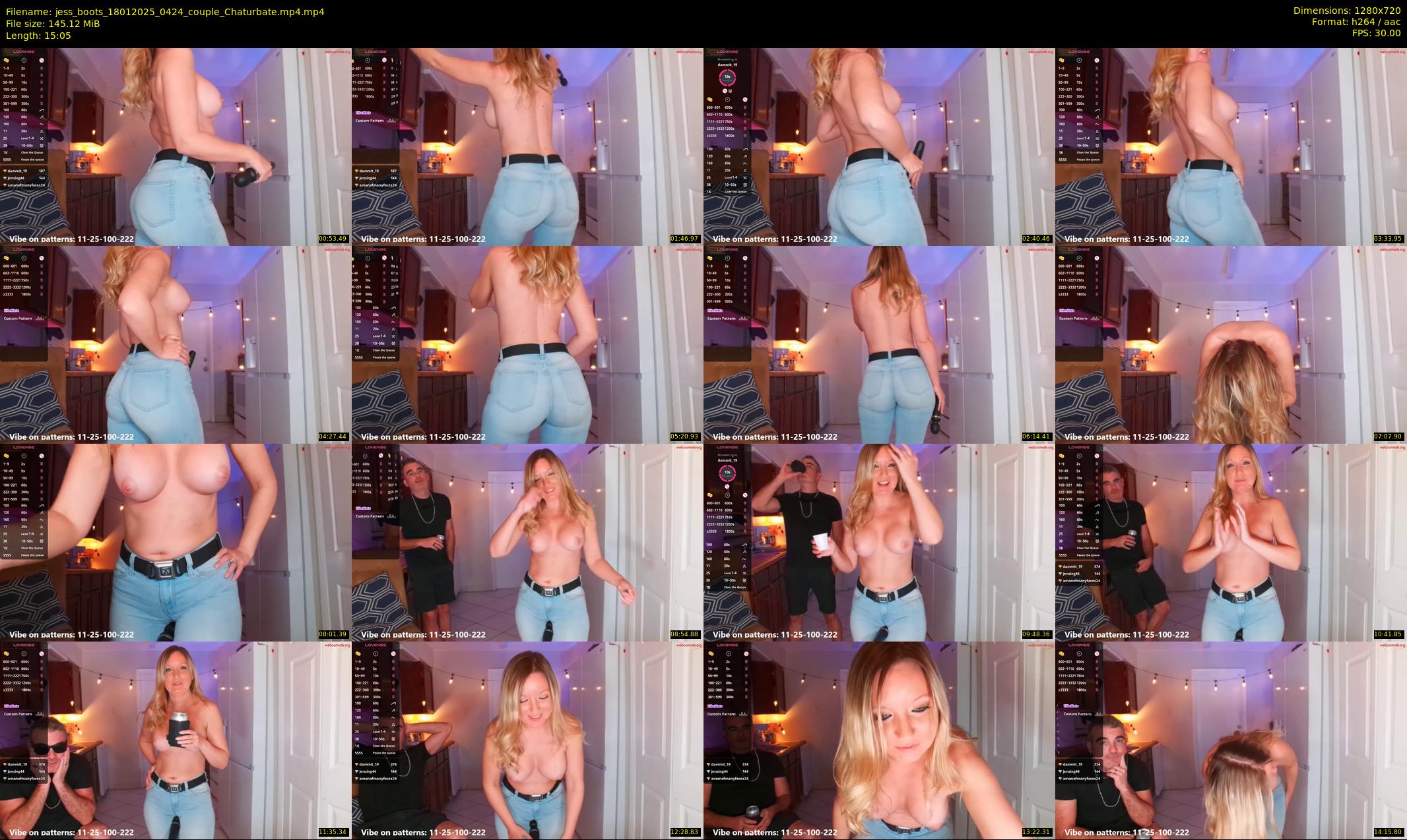 jess_boots — 16 minute Chaturbate female cam show recording, 720p, Jan 18, 2025