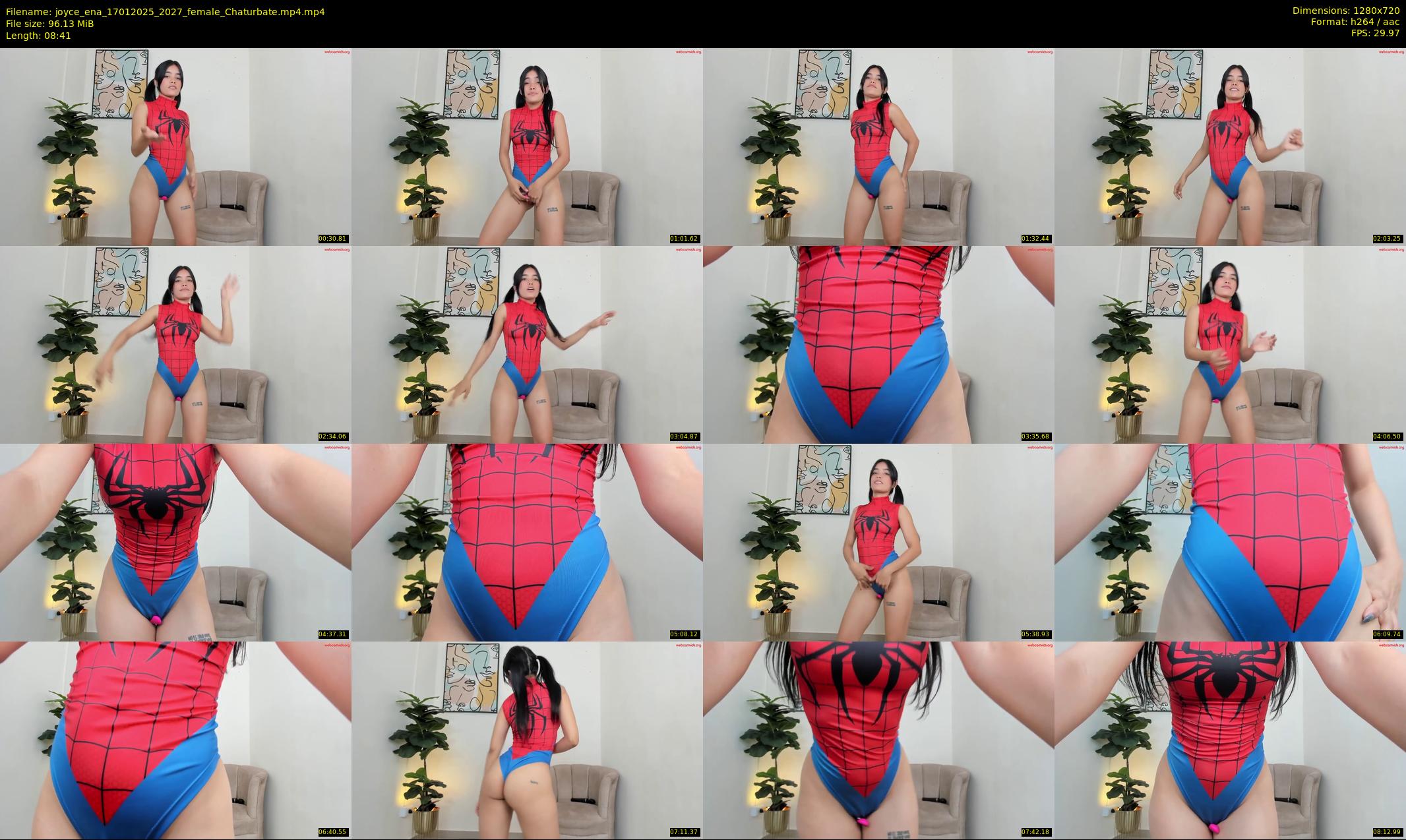 joyce_ena — 9 minute Chaturbate female cam show recording, 720p, Jan 17, 2025