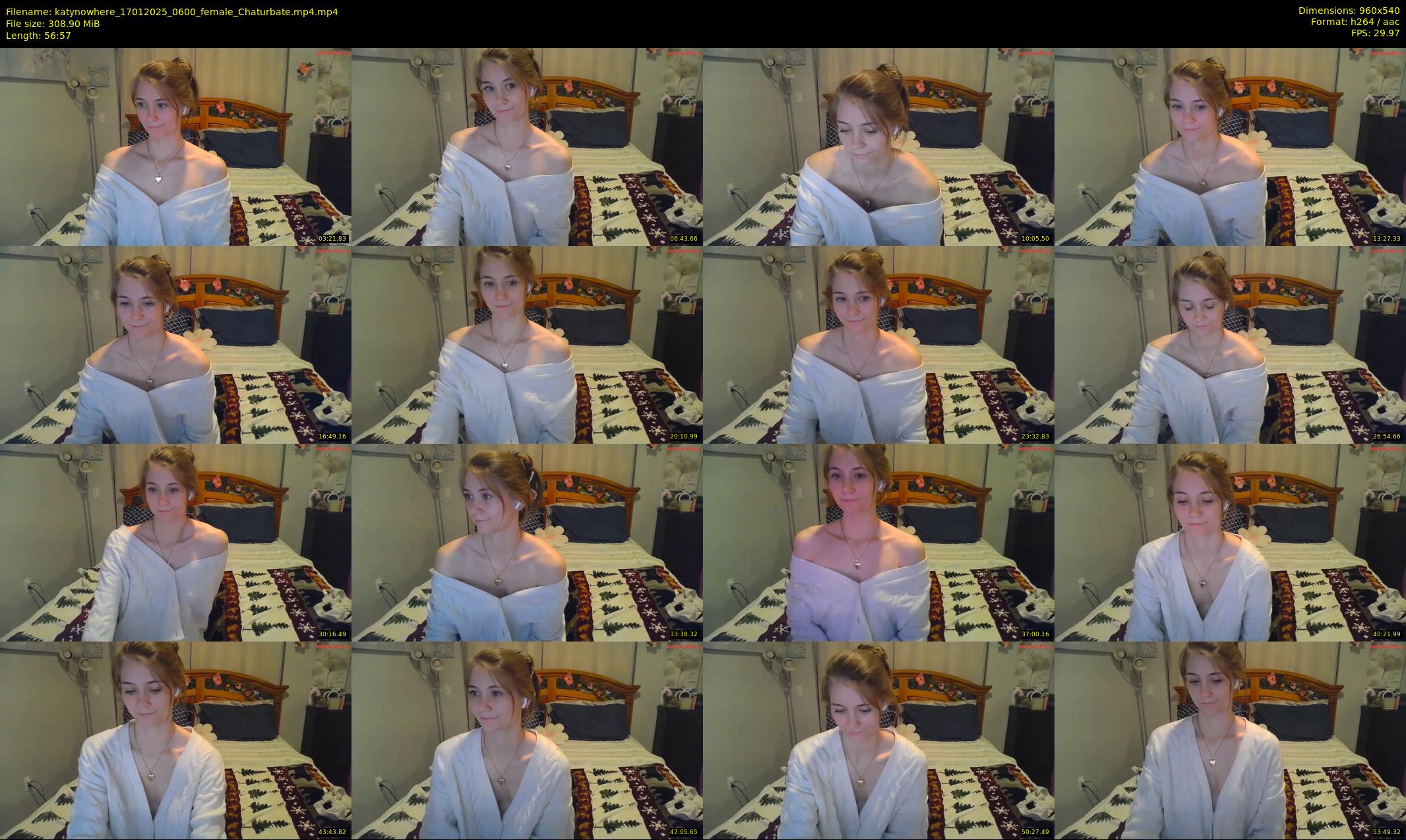 katynowhere — 57 minute Chaturbate female cam show recording, 480p, Jan 17, 2025