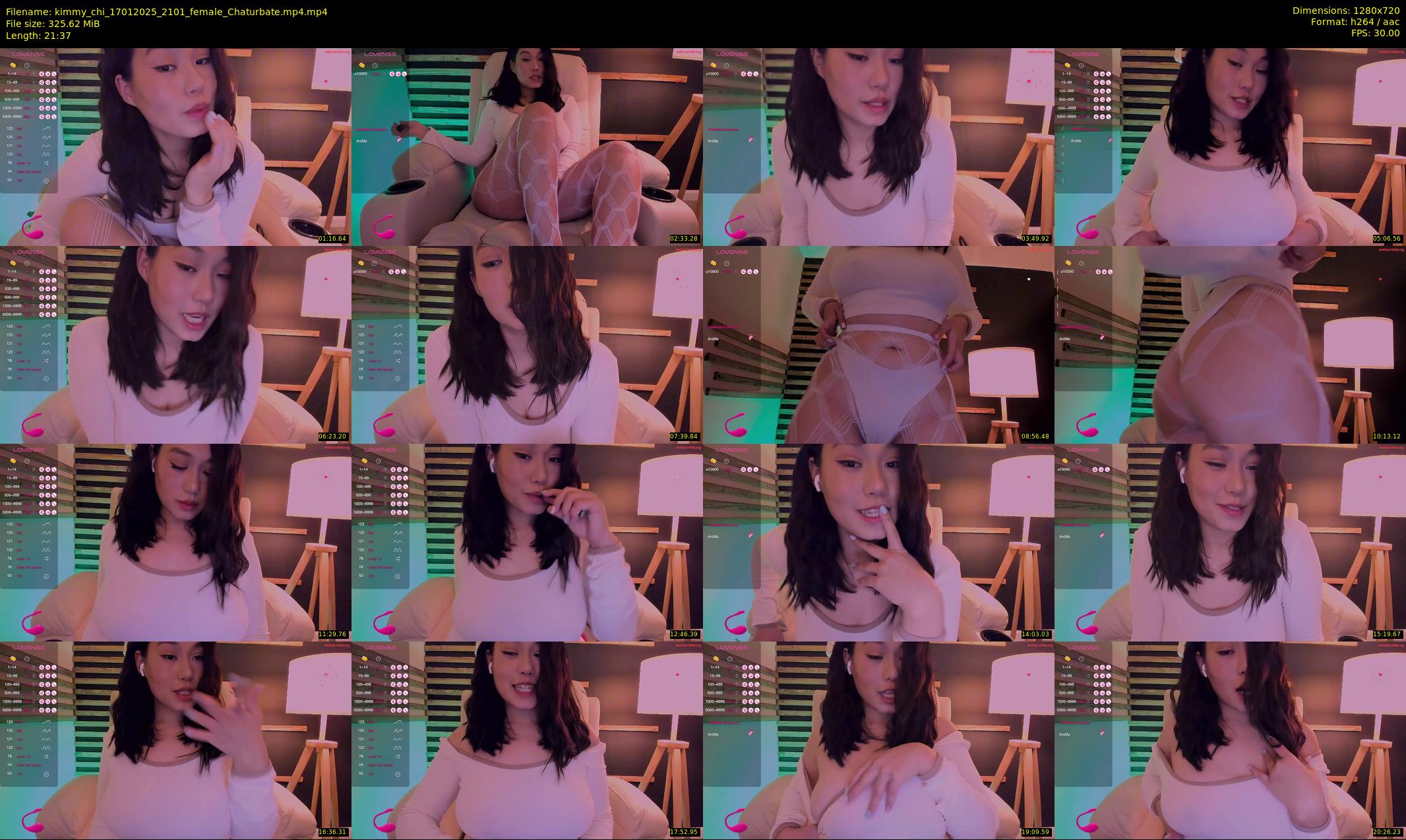 kimmy_chi — 22 minute Chaturbate female cam show recording, 720p, Jan 17, 2025