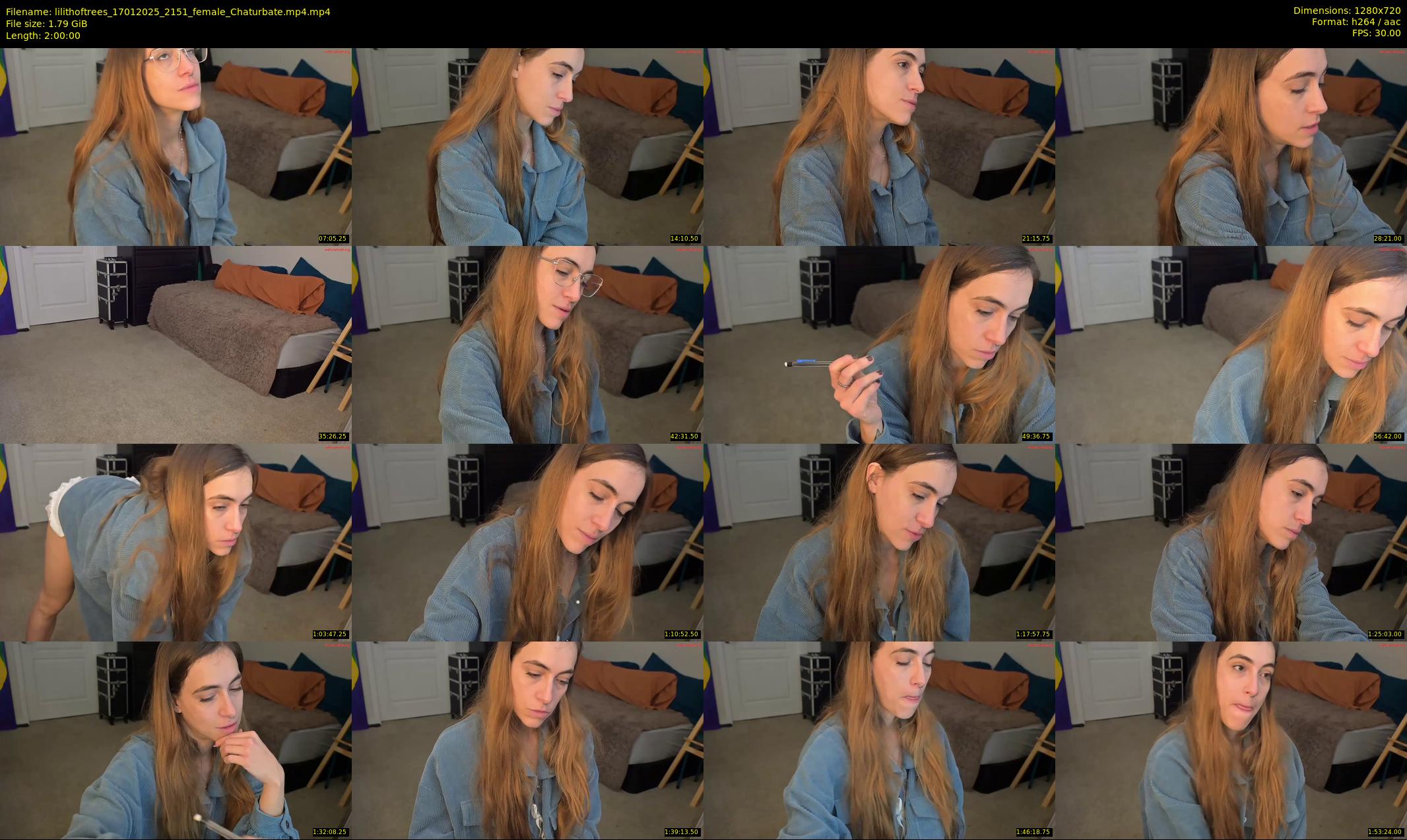 lilithoftrees — 120 minute Chaturbate female cam show recording, 720p, Jan 17, 2025