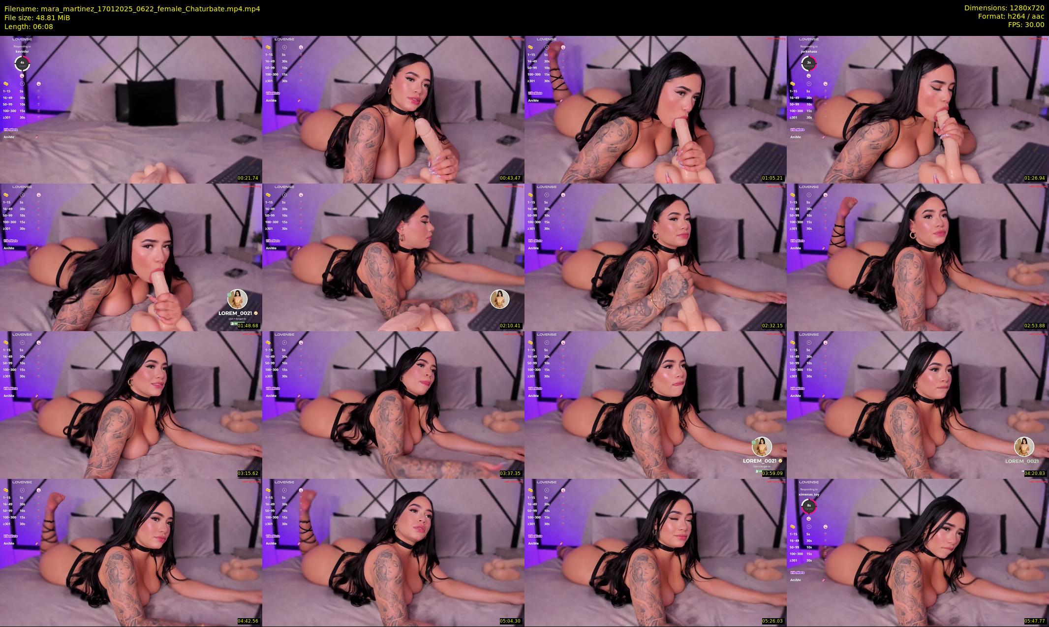 mara_martinez — 7 minute Chaturbate female cam show recording, 720p, Jan 17, 2025
