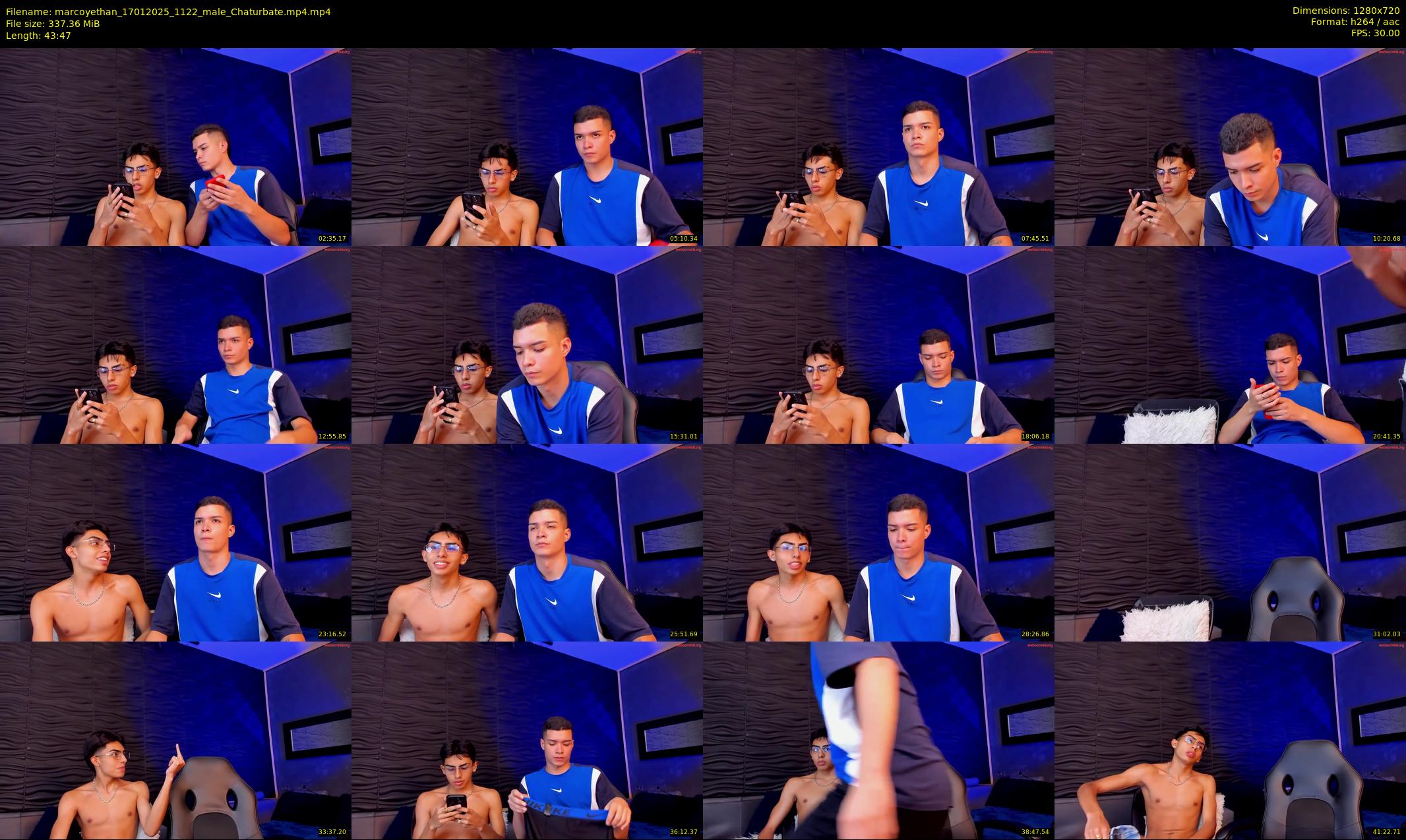 marcoyethan — 44 minute Chaturbate male cam show recording, 720p, Jan 17, 2025