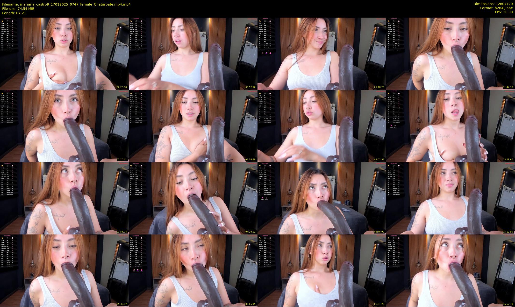 mariana_castro9 — 8 minute Chaturbate female cam show recording, 720p, Jan 17, 2025
