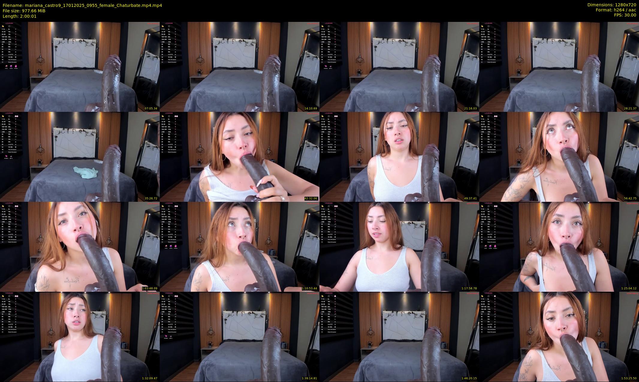 mariana_castro9 — 121 minute Chaturbate female cam show recording, 720p, Jan 17, 2025