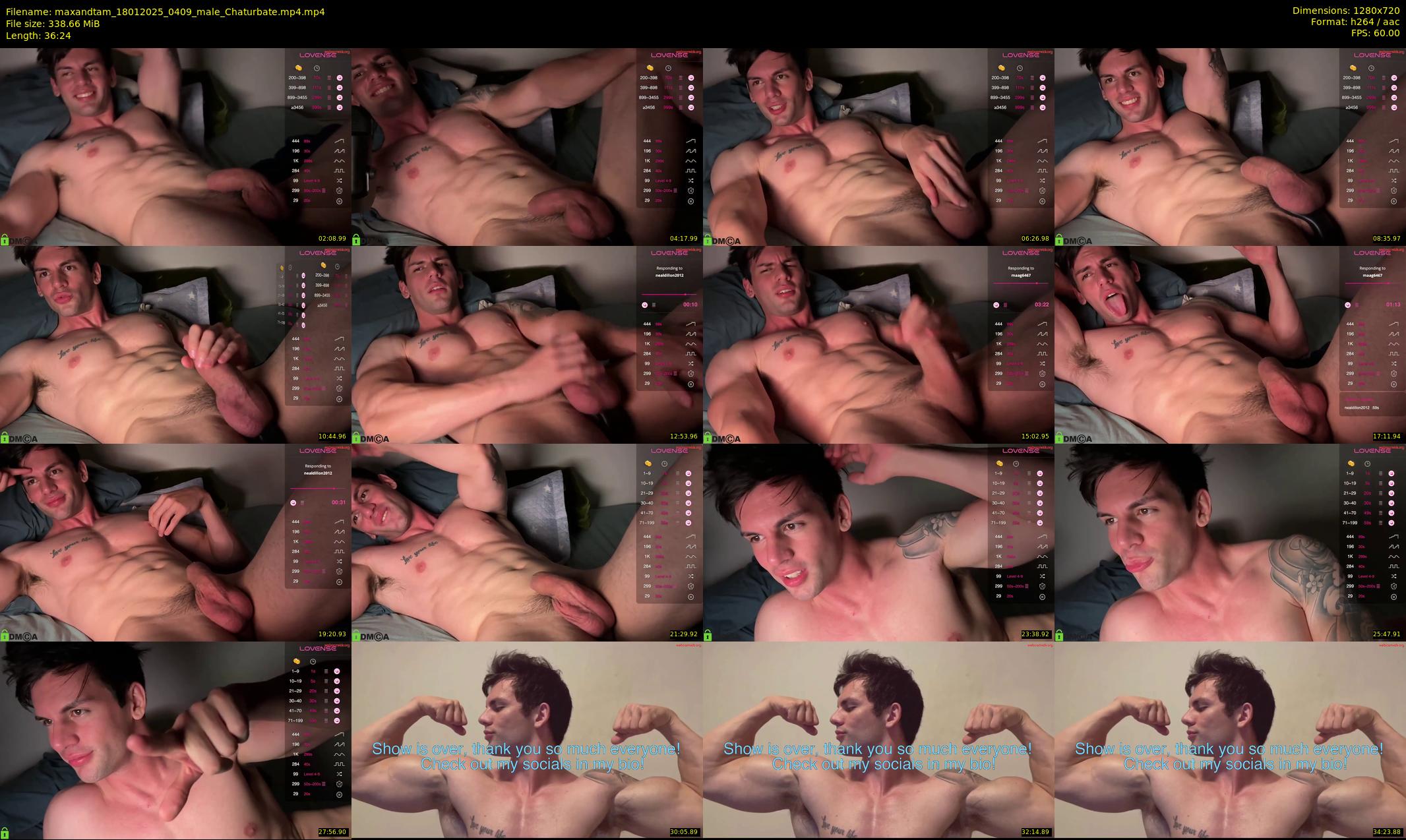 maxandtam — 37 minute Chaturbate couple cam show recording, 720p, Jan 18, 2025