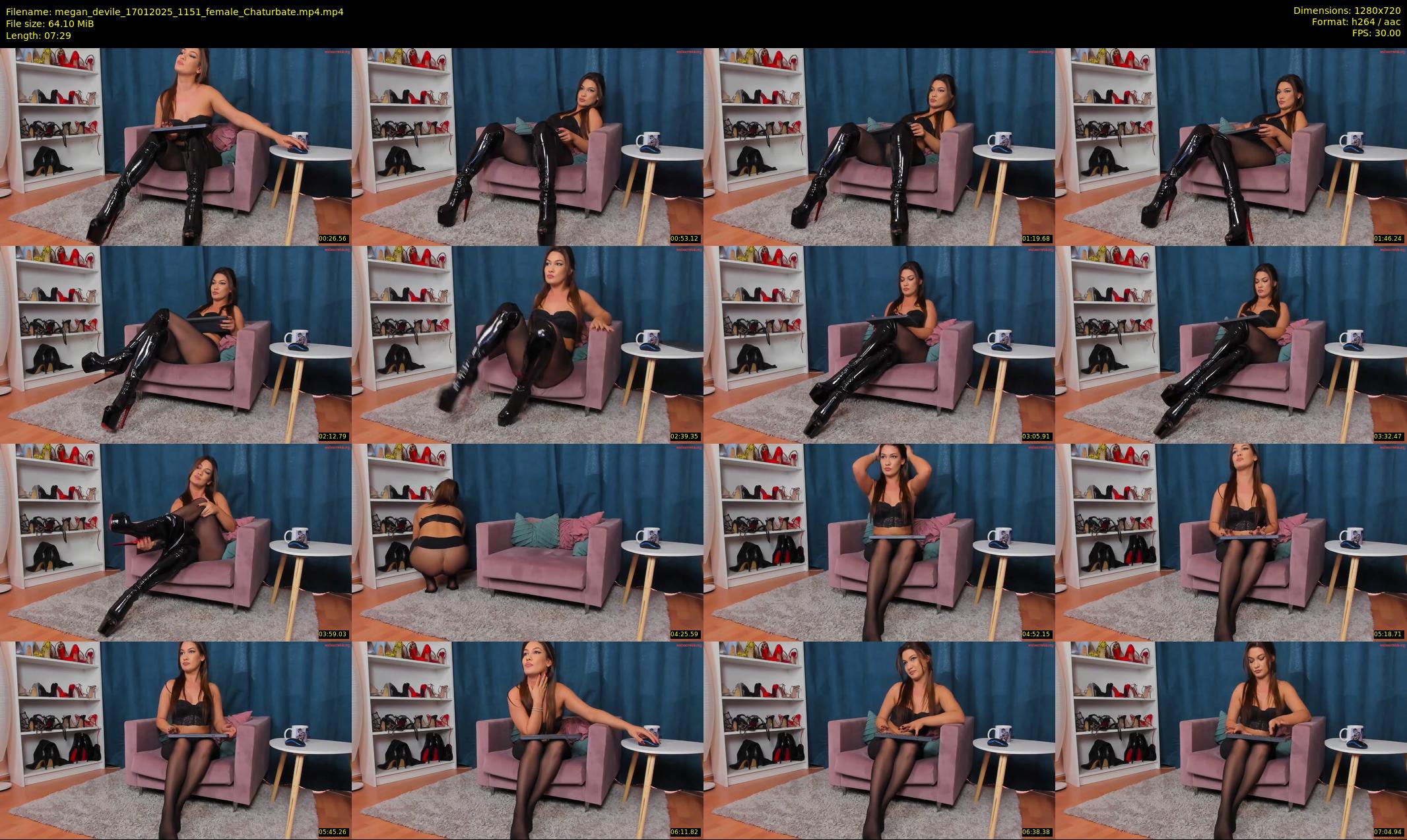 megan_devile — 8 minute Chaturbate female cam show recording, 720p, Jan 17, 2025