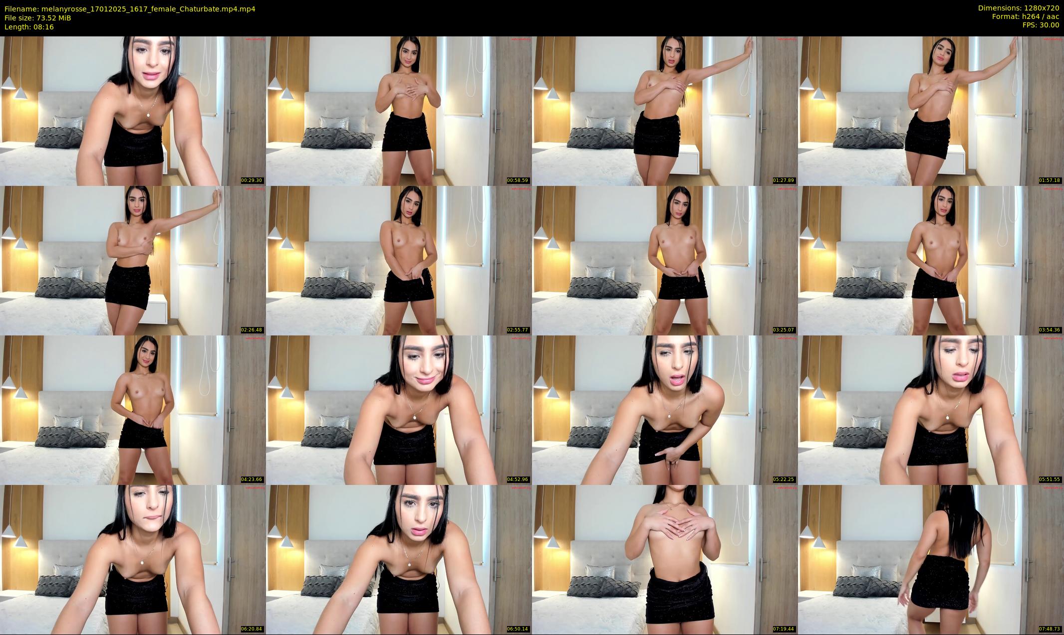 melanyrosse — 9 minute Chaturbate female cam show recording, 720p, Jan 17, 2025