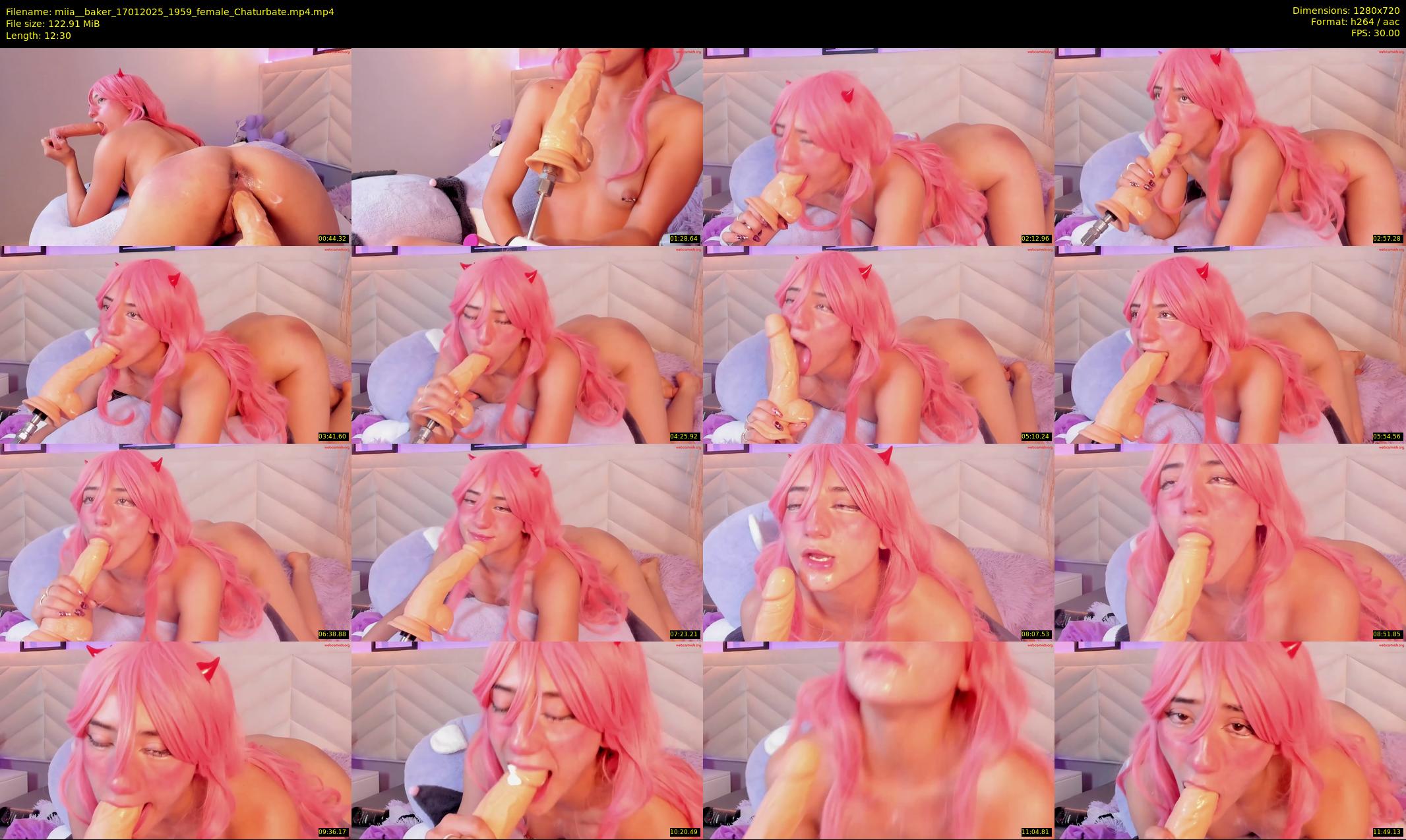 miia__baker — 13 minute Chaturbate female cam show recording, 720p, Jan 17, 2025