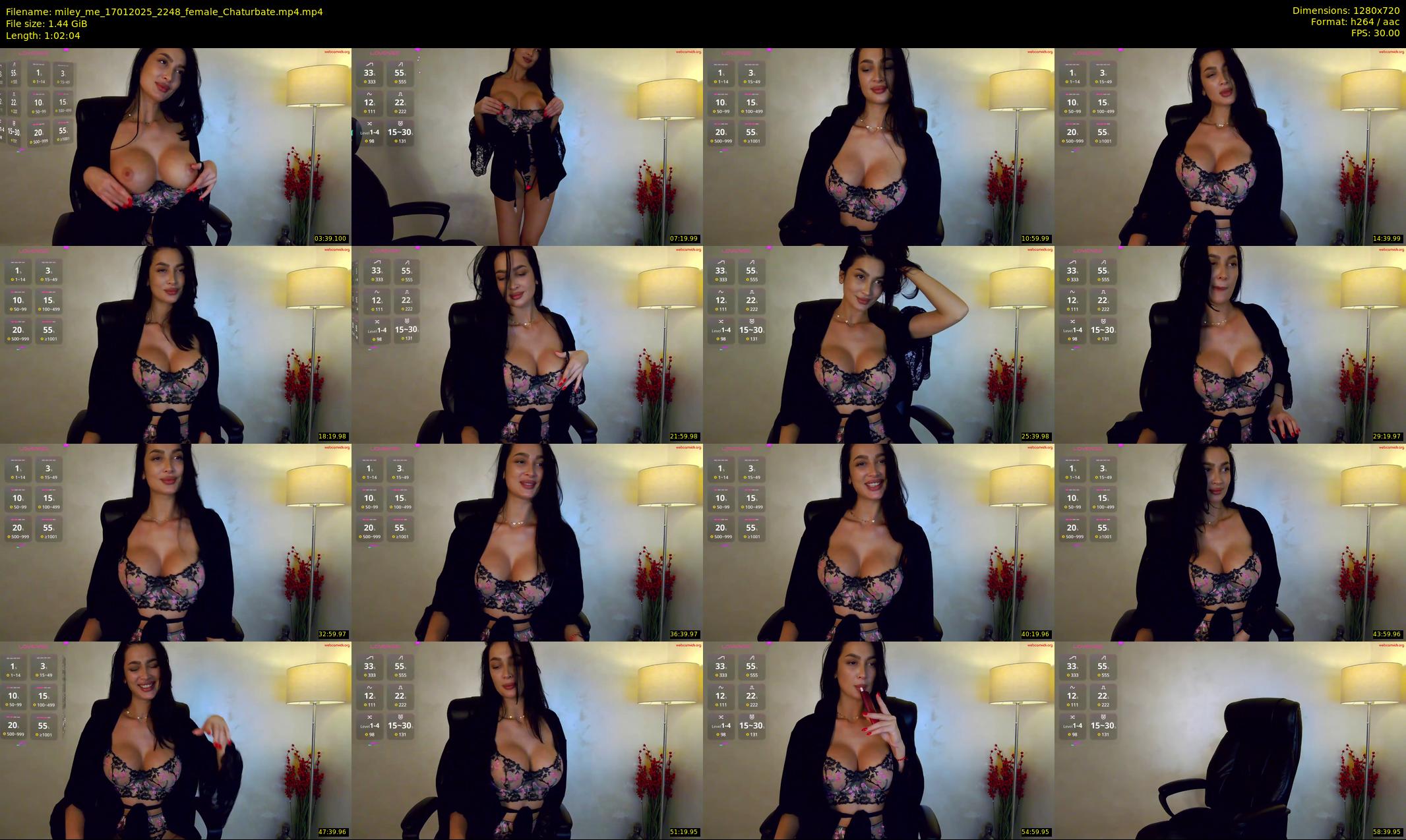 miley_me — 63 minute Chaturbate female cam show recording, 720p, Jan 17, 2025