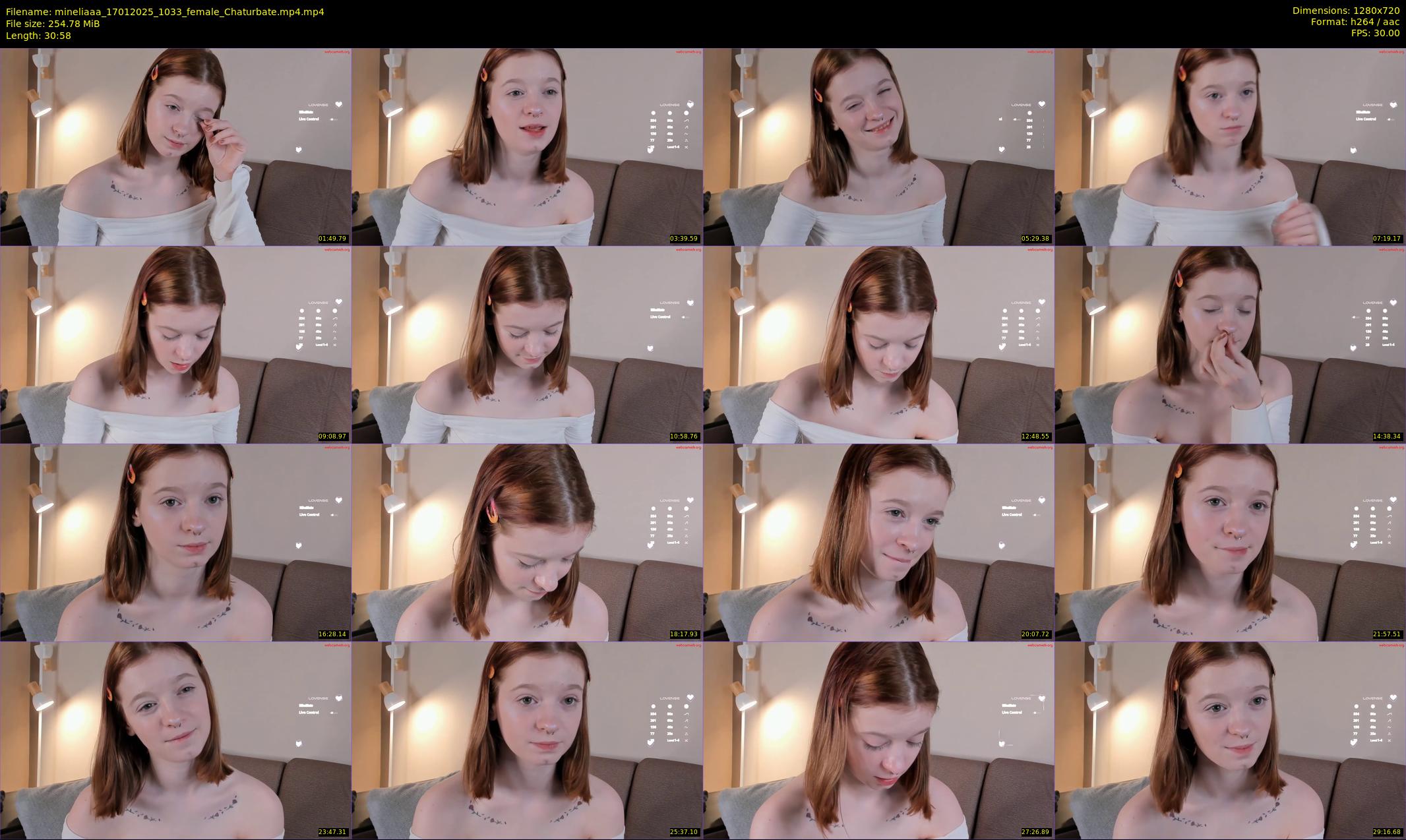 mineliaaa — 31 minute Chaturbate female cam show recording, 720p, Jan 17, 2025