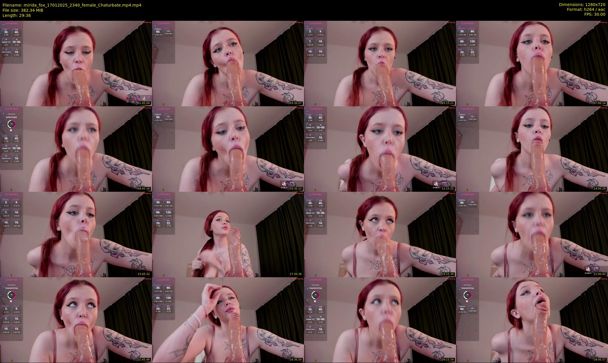 mirida_fox — 30 minute Chaturbate female cam show recording, 720p, Jan 17, 2025