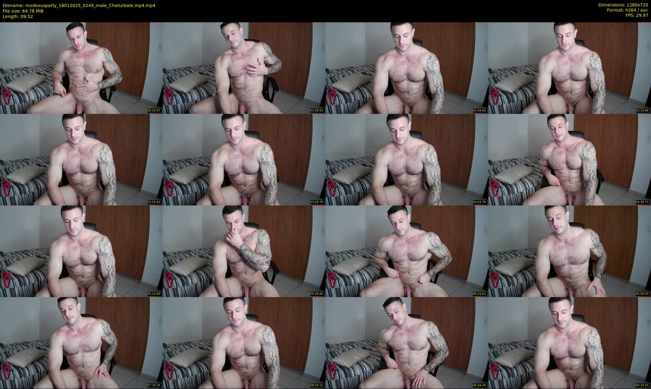 modexusparty — 10 minute Chaturbate male cam show recording, 720p, Jan 18, 2025