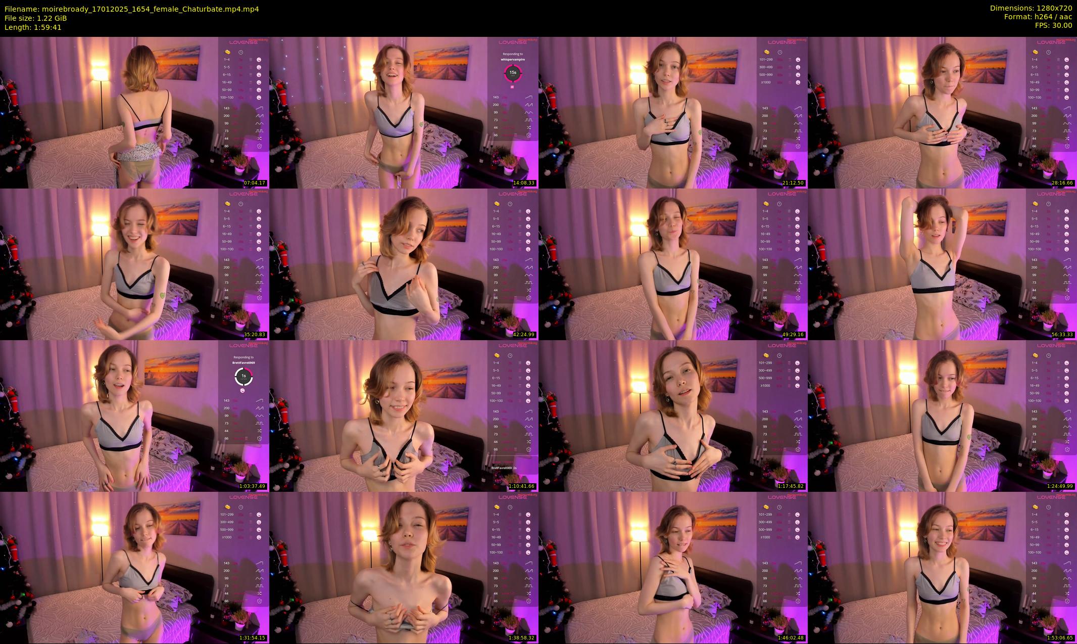 moirebroady — 120 minute Chaturbate female cam show recording, 720p, Jan 17, 2025