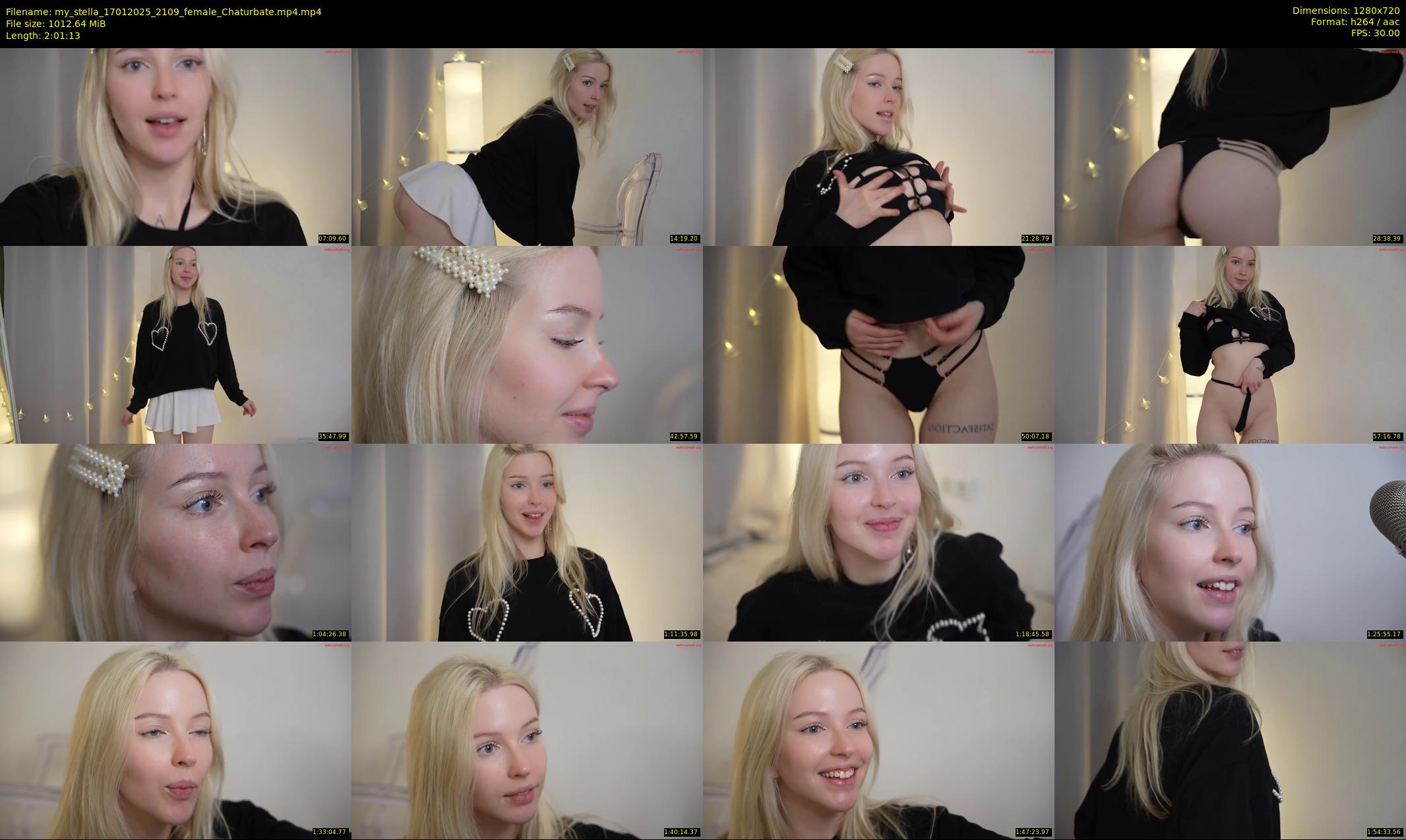 my_stella — 122 minute Chaturbate female cam show recording, 720p, Jan 17, 2025