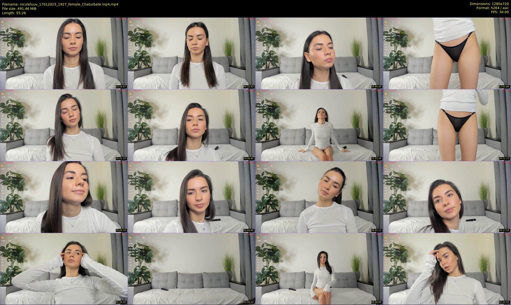 nicoleluuv — 56 minute Chaturbate female cam show recording, 720p, Jan 17, 2025
