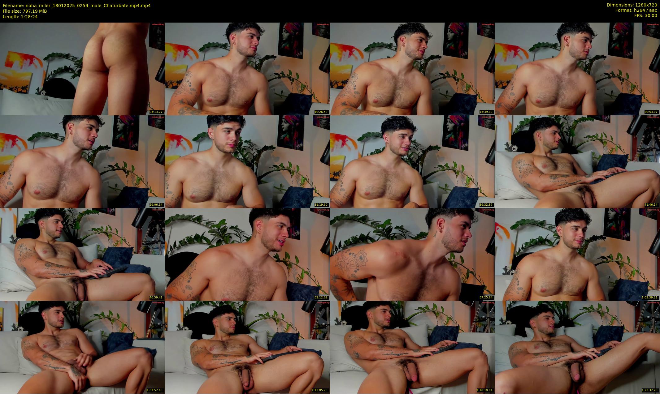noha_miler — 89 minute Chaturbate male cam show recording, 720p, Jan 18, 2025