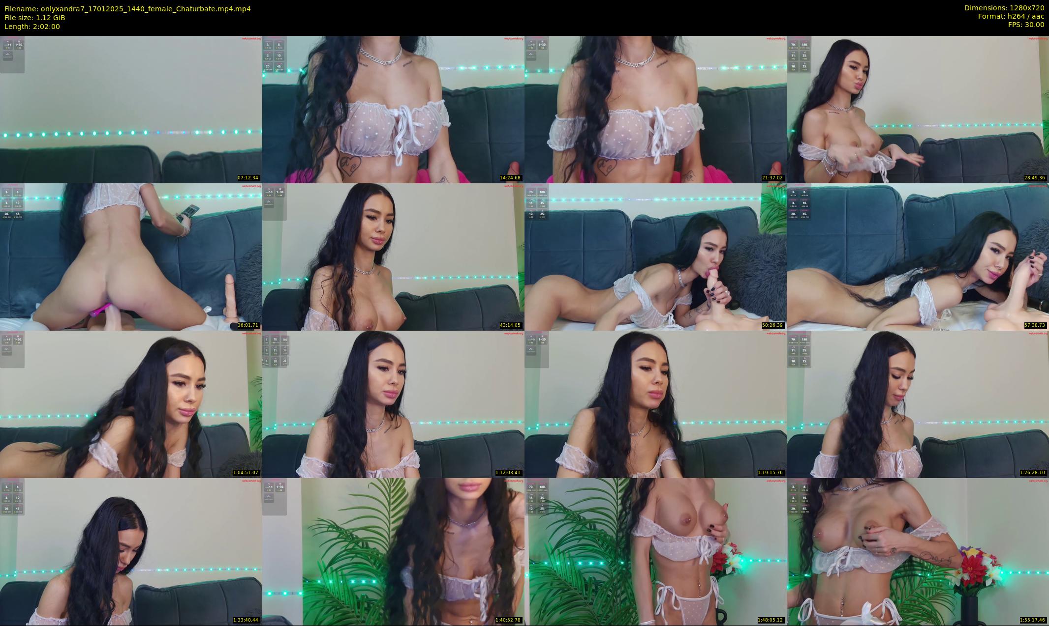 onlyxandra7 — 122 minute Chaturbate female cam show recording, 720p, Jan 17, 2025