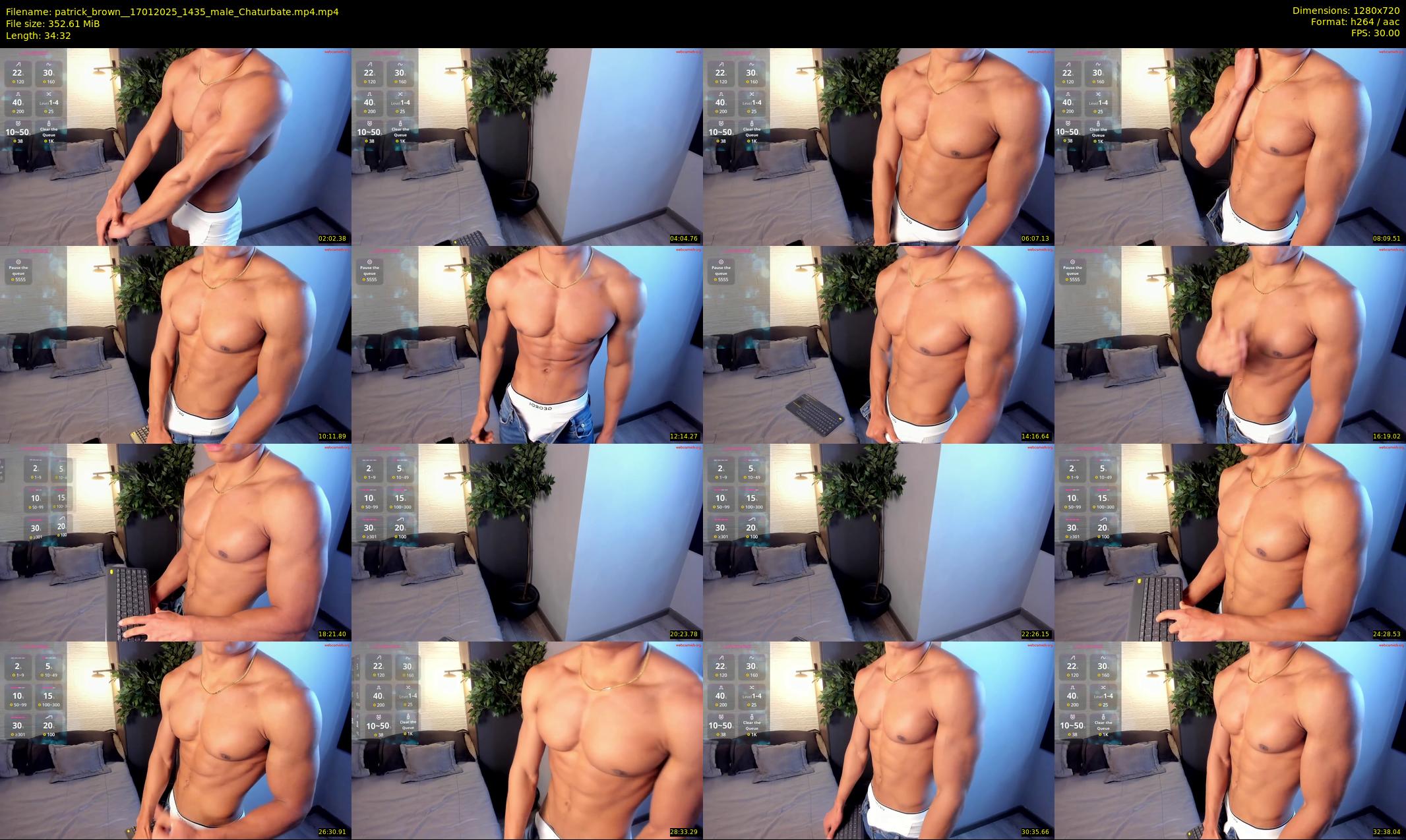 patrick_brown_ — 35 minute Chaturbate male cam show recording, 720p, Jan 17, 2025