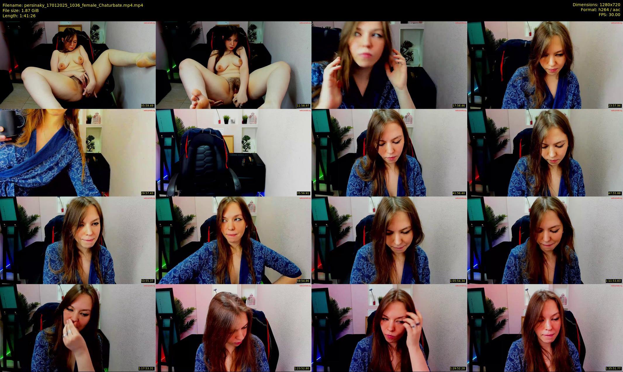 persinaky — 102 minute Chaturbate female cam show recording, 720p, Jan 17, 2025