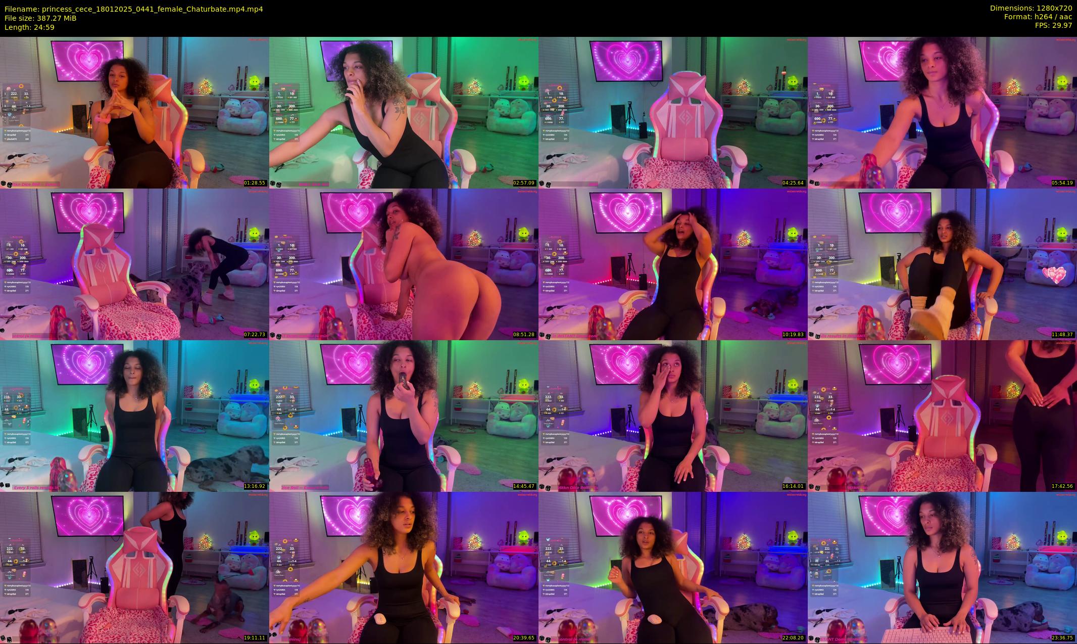 princess_cece — 25 minute Chaturbate female cam show recording, 720p, Jan 18, 2025