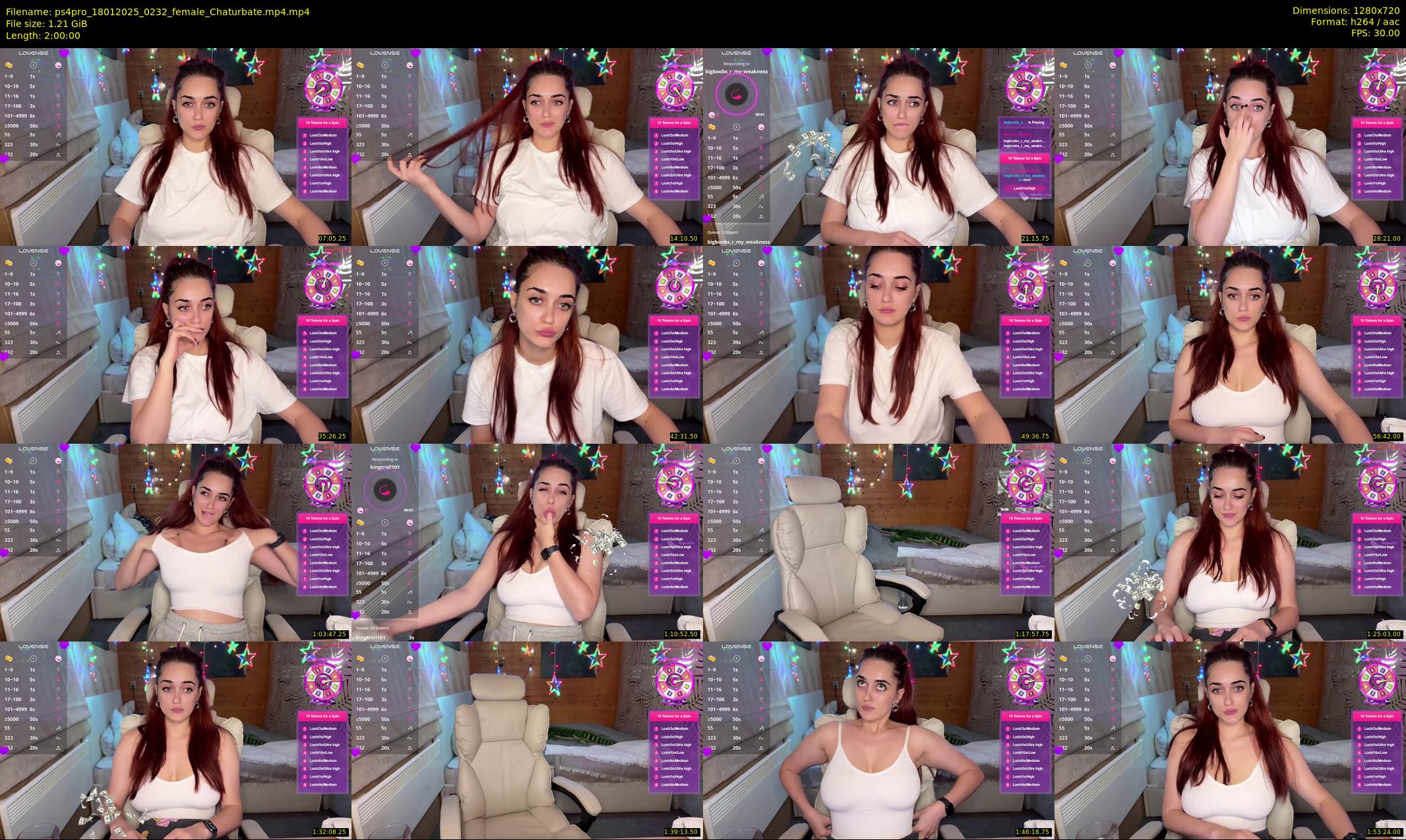 ps4pro — 120 minute Chaturbate female cam show recording, 720p, Jan 18, 2025