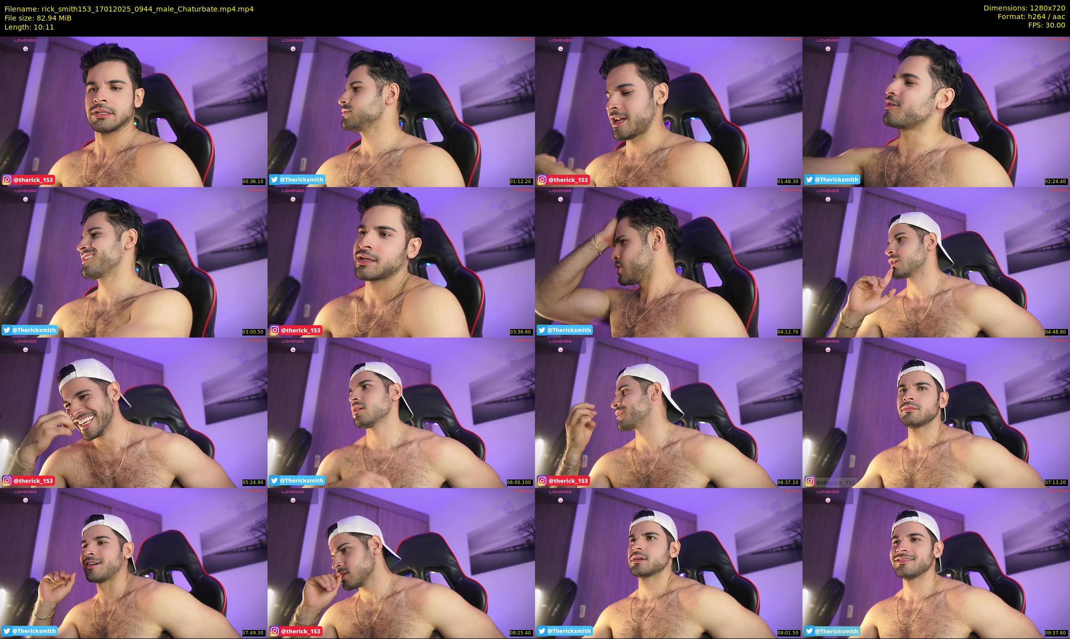 rick_smith153 — 11 minute Chaturbate male cam show recording, 720p, Jan 17, 2025