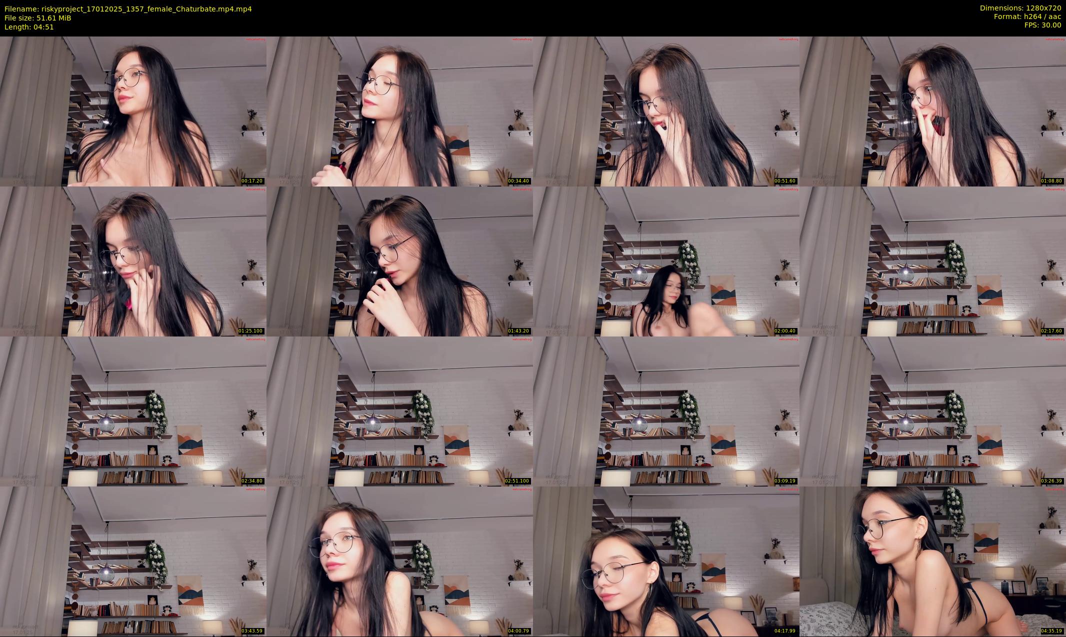 riskyproject — 5 minute Chaturbate couple cam show recording, 720p, Jan 17, 2025