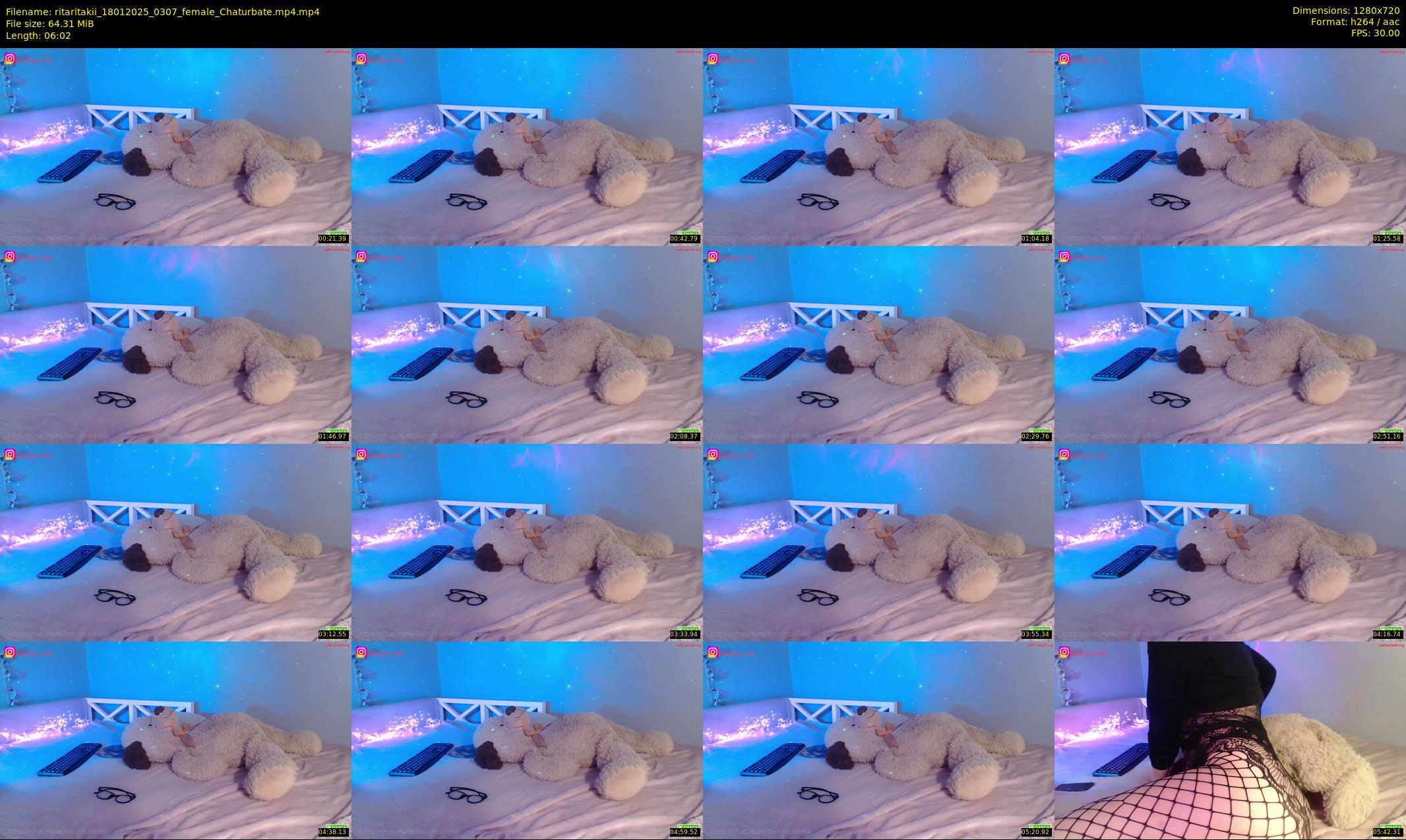 ritaritakii — 7 minute Chaturbate female cam show recording, 720p, Jan 18, 2025