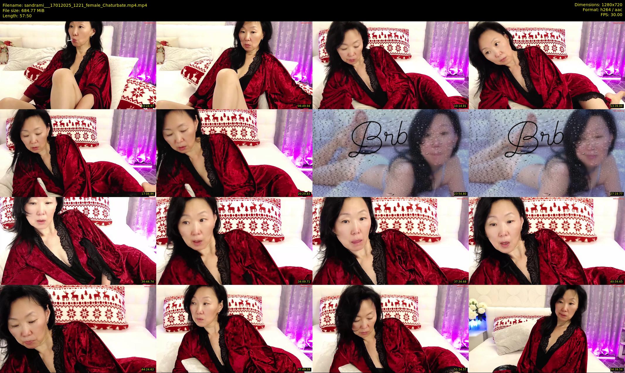 sandrami__ — 58 minute Chaturbate female cam show recording, 720p, Jan 17, 2025