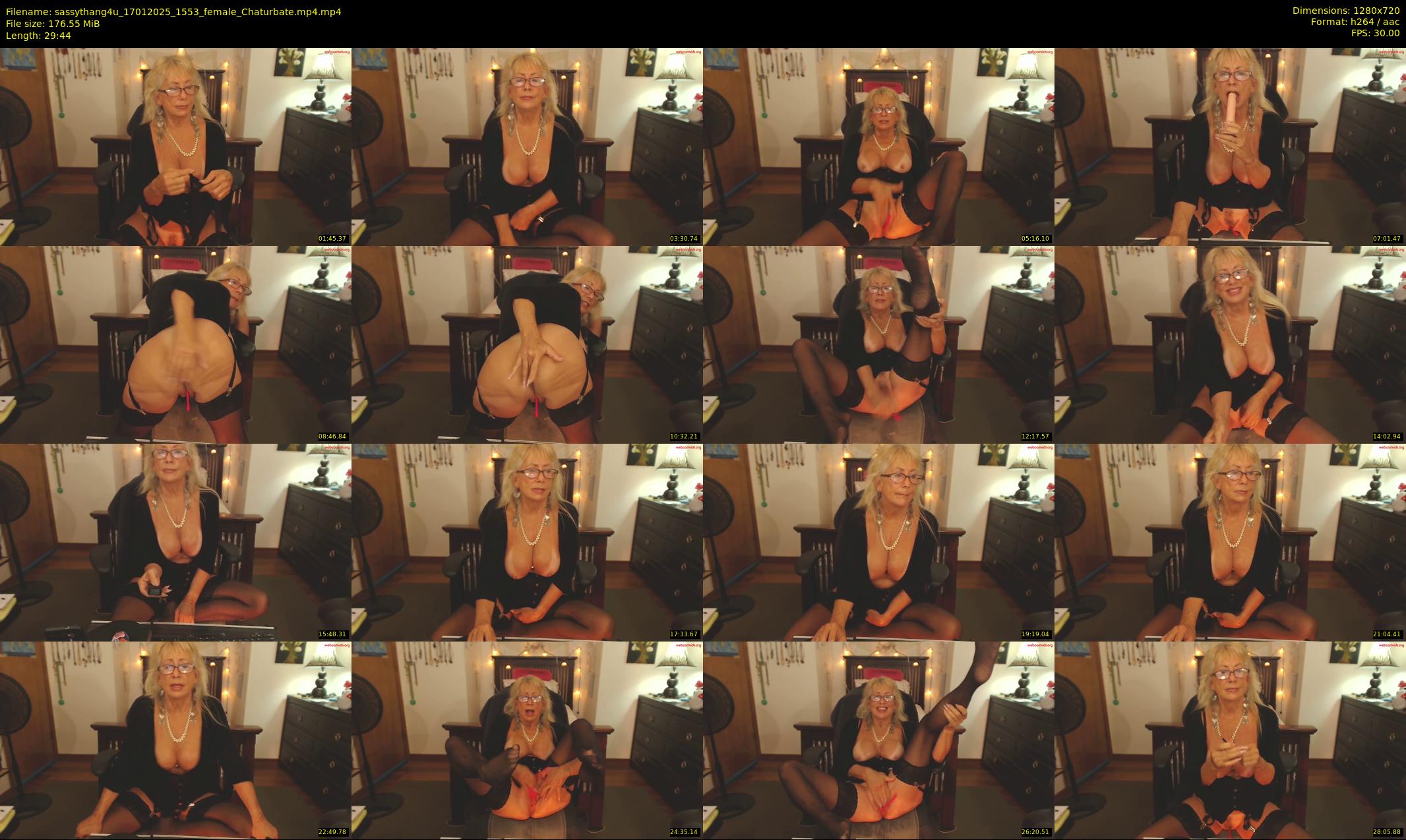 sassythang4u — 30 minute Chaturbate female cam show recording, 720p, Jan 17, 2025