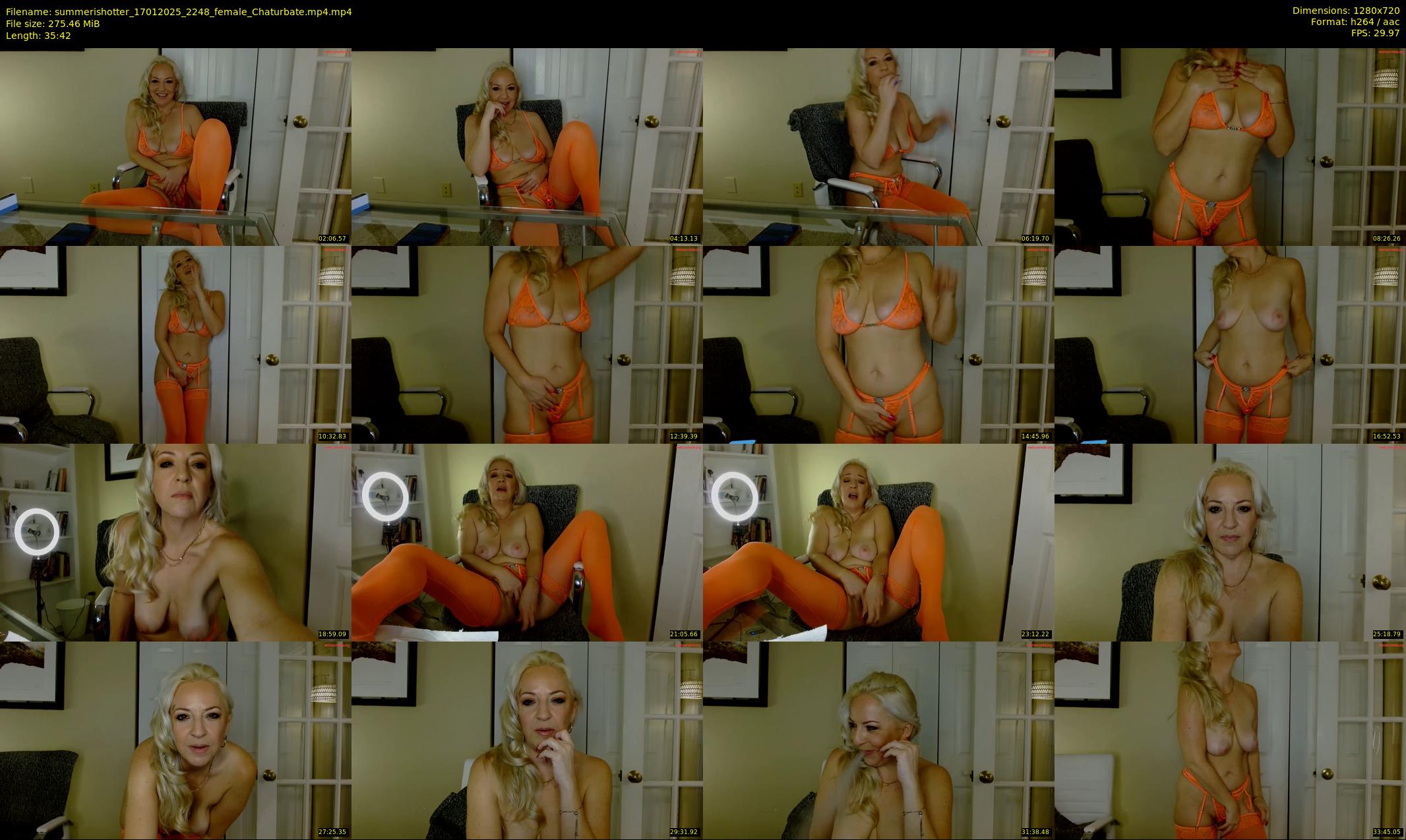 summerishotter — 36 minute Chaturbate female cam show recording, 720p, Jan 17, 2025
