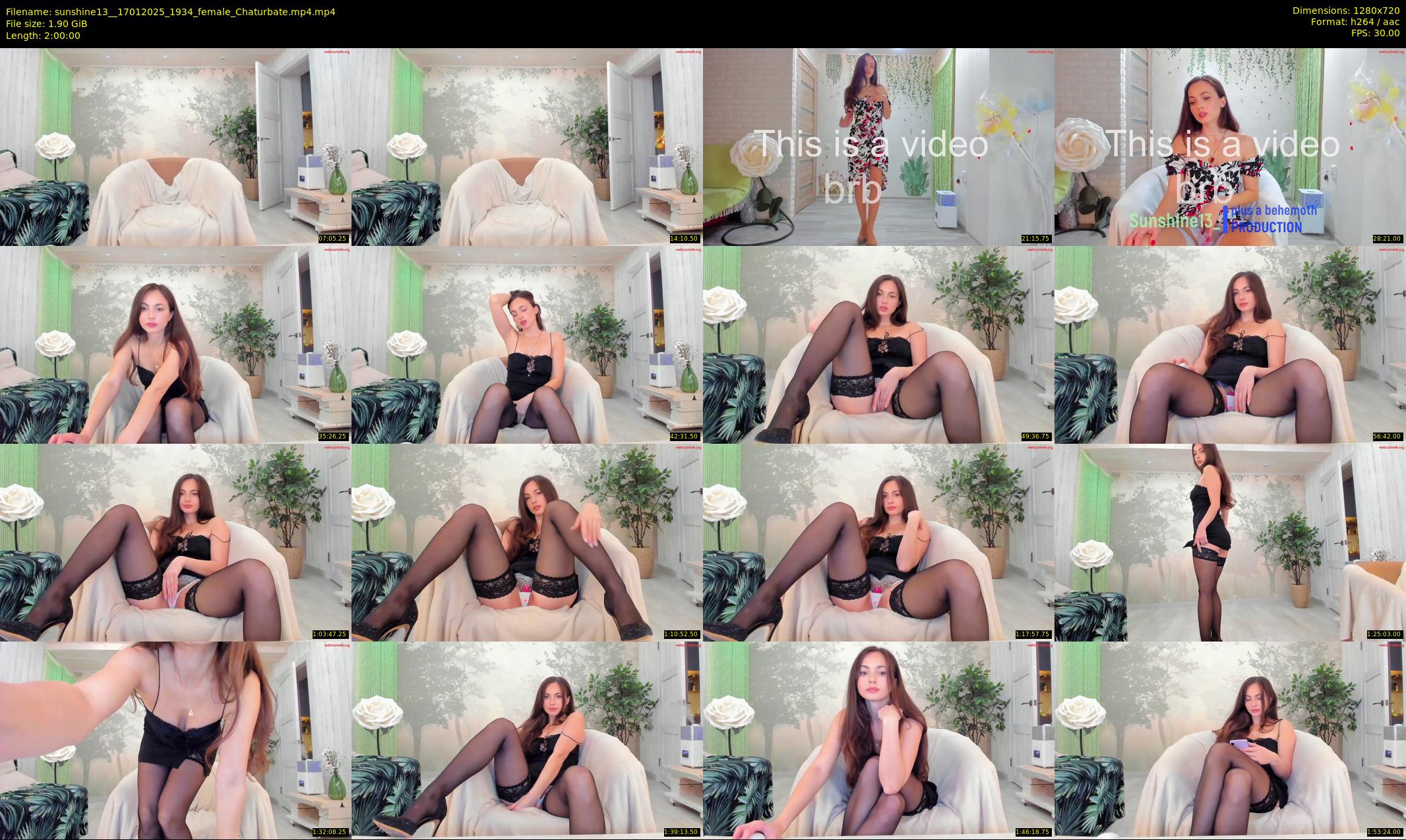sunshine13_ — 120 minute Chaturbate female cam show recording, 720p, Jan 17, 2025
