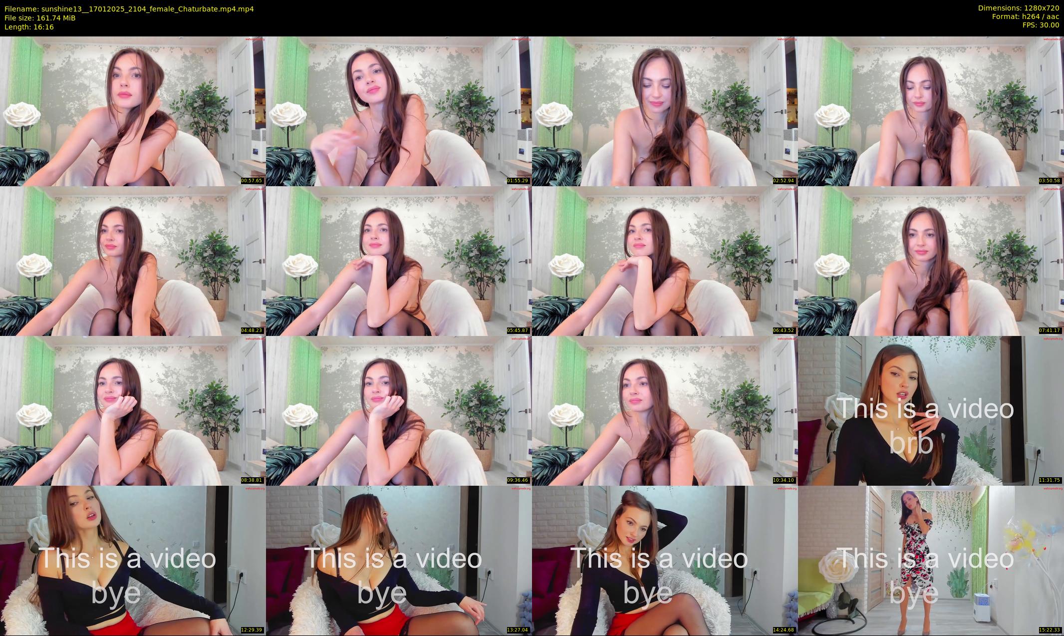 sunshine13_ — 17 minute Chaturbate female cam show recording, 720p, Jan 17, 2025