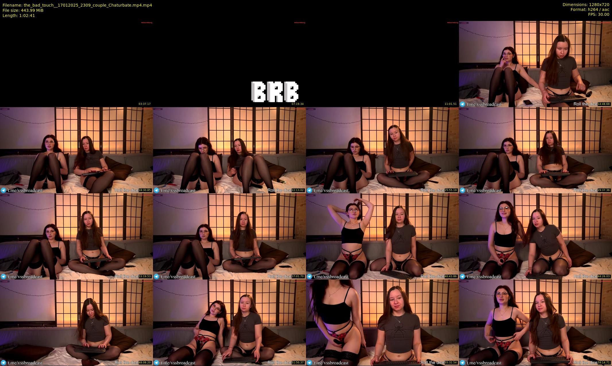 the_bad_touch_ — 63 minute Chaturbate couple cam show recording, 720p, Jan 17, 2025