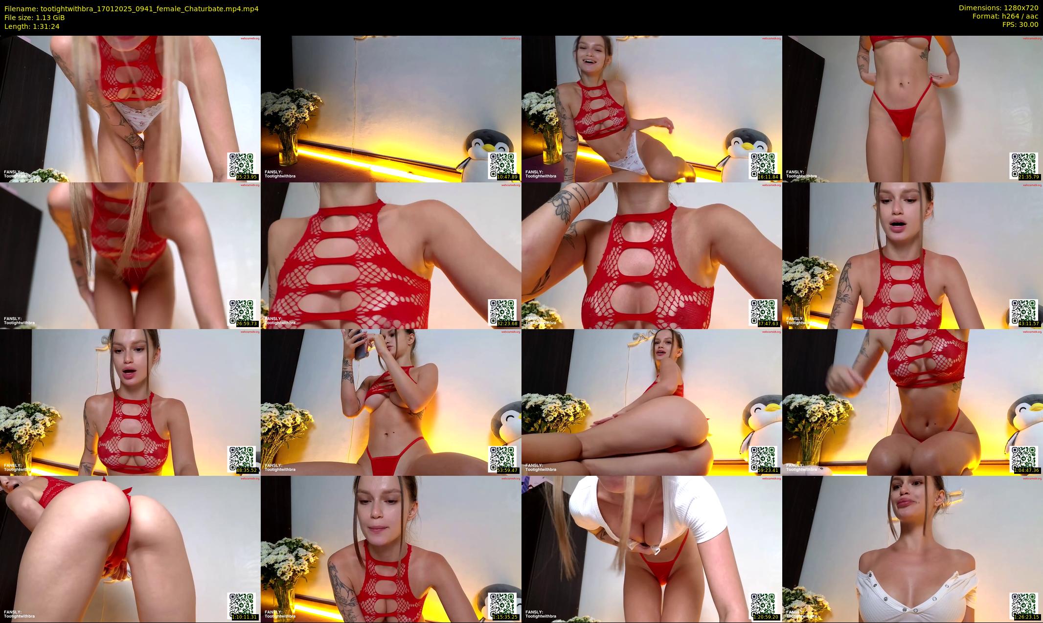 tootightwithbra — 92 minute Chaturbate female cam show recording, 720p, Jan 17, 2025