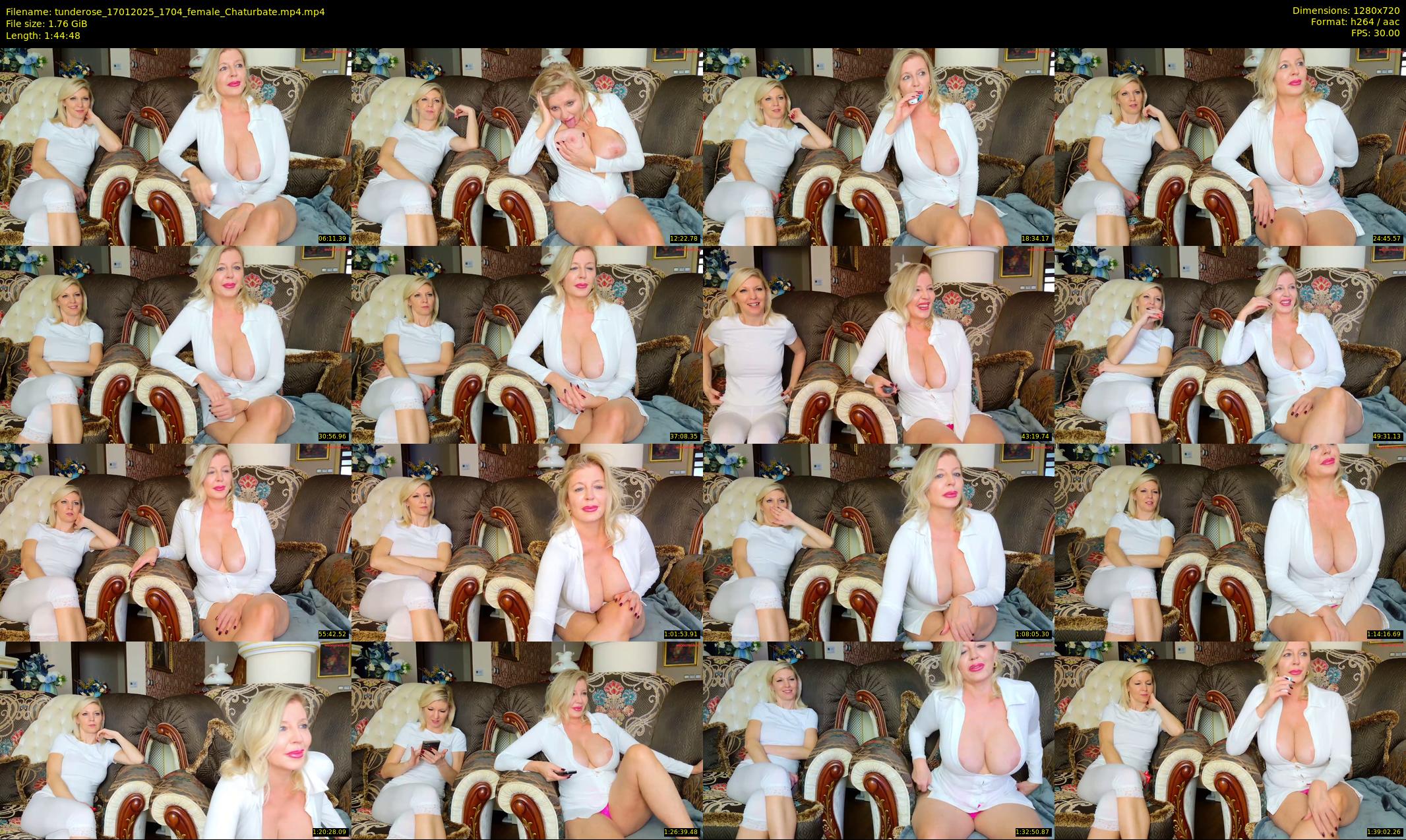 tunderose — 105 minute Chaturbate female cam show recording, 720p, Jan 17, 2025