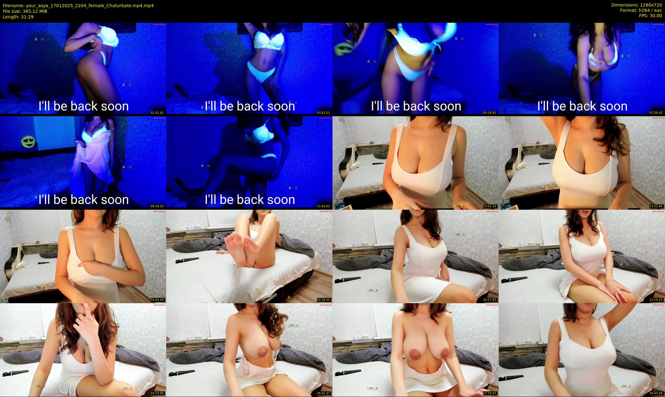 your_asya — 32 minute Chaturbate female cam show recording, 720p, Jan 17, 2025