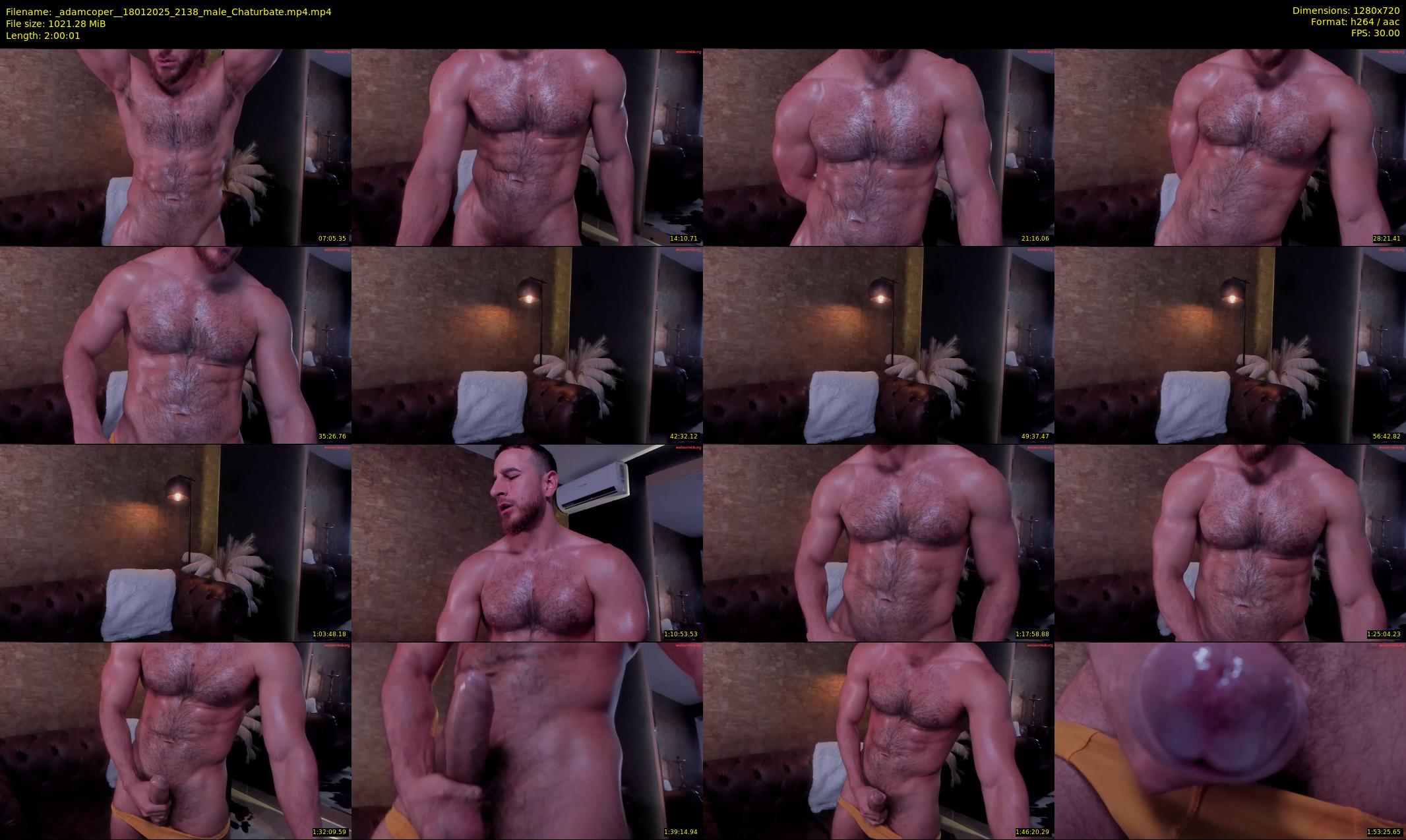 _adamcoper_ — 121 minute Chaturbate male cam show recording, 720p, Jan 18, 2025
