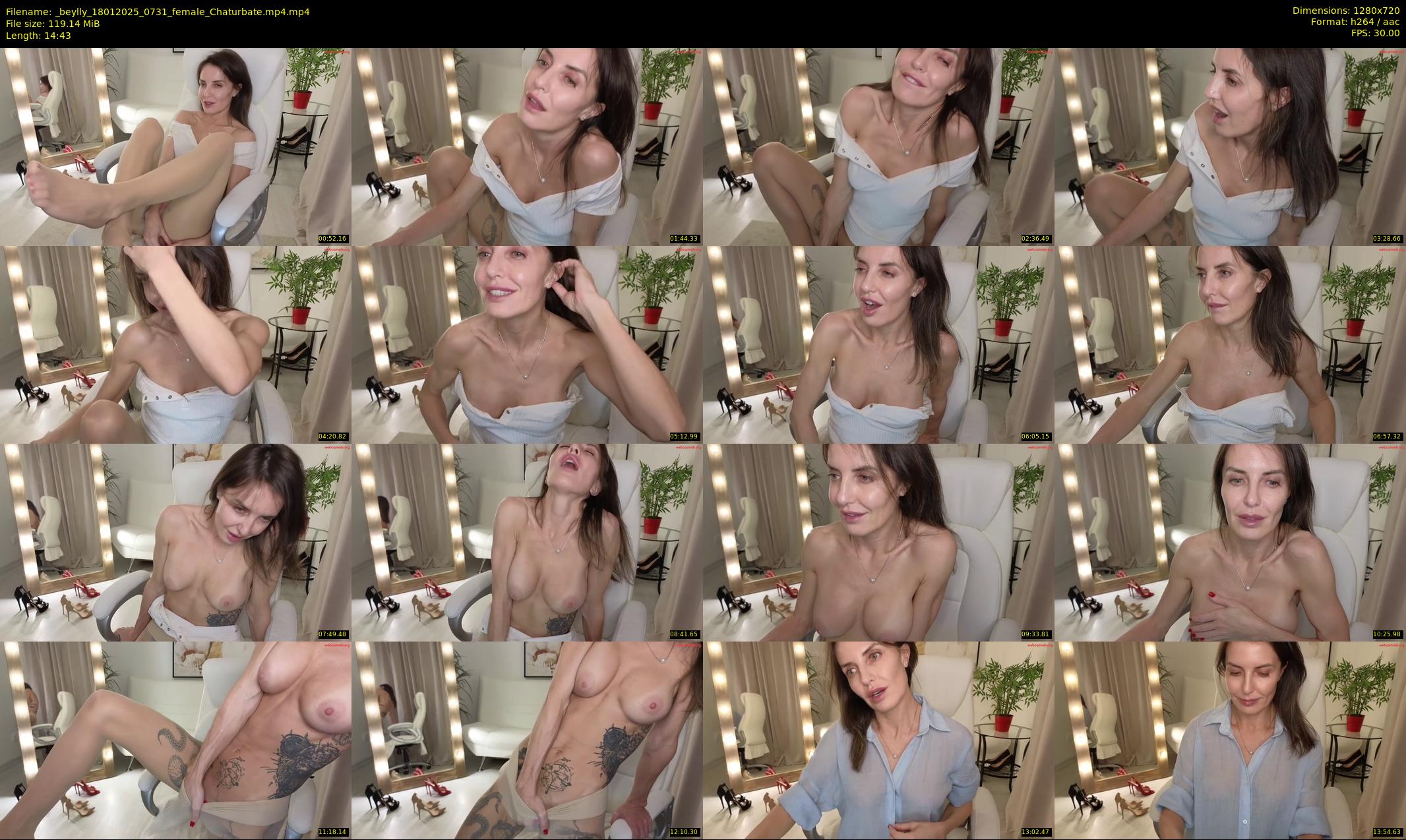_beylly — 15 minute Chaturbate female cam show recording, 720p, Jan 18, 2025