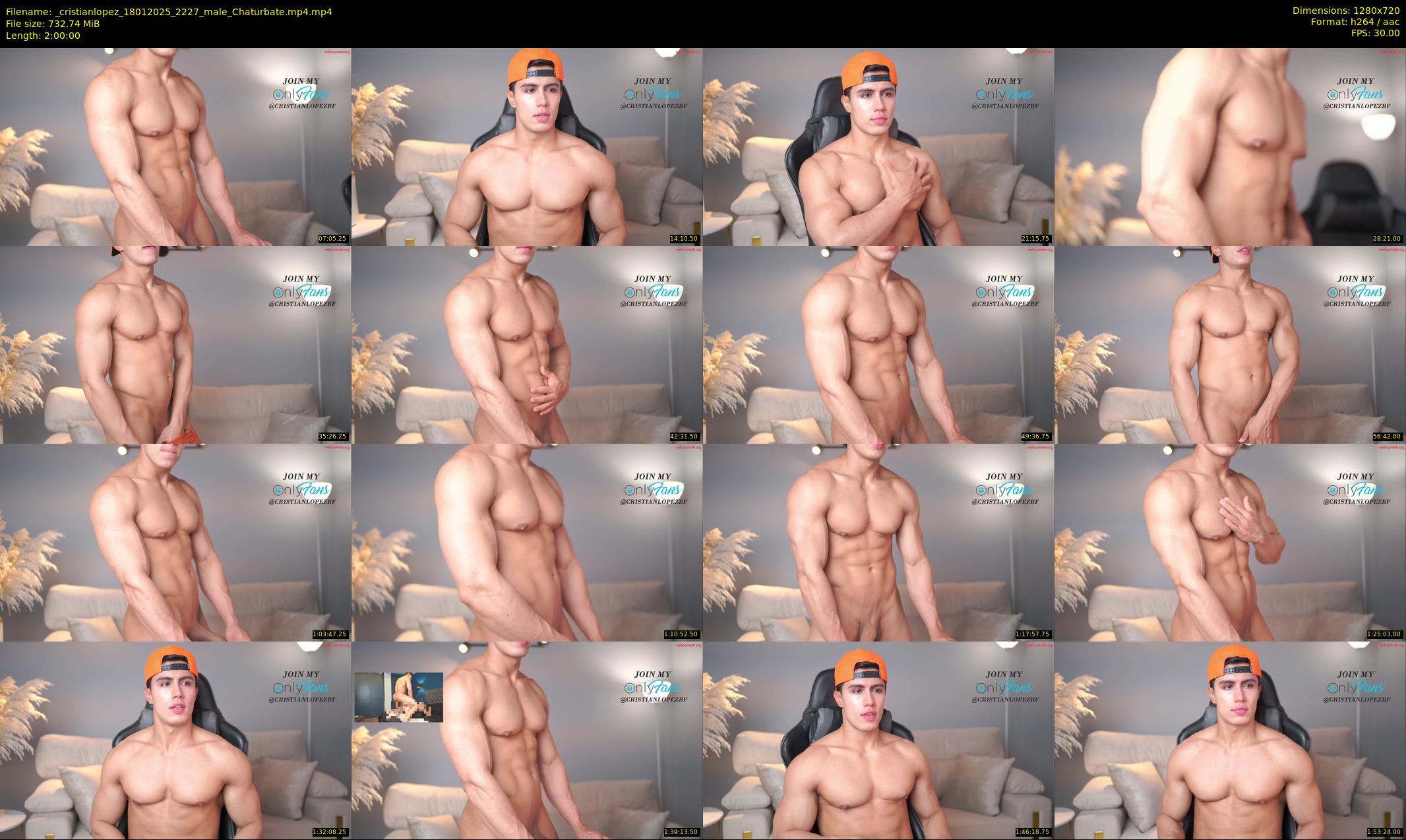 _cristianlopez — 120 minute Chaturbate male cam show recording, 720p, Jan 18, 2025