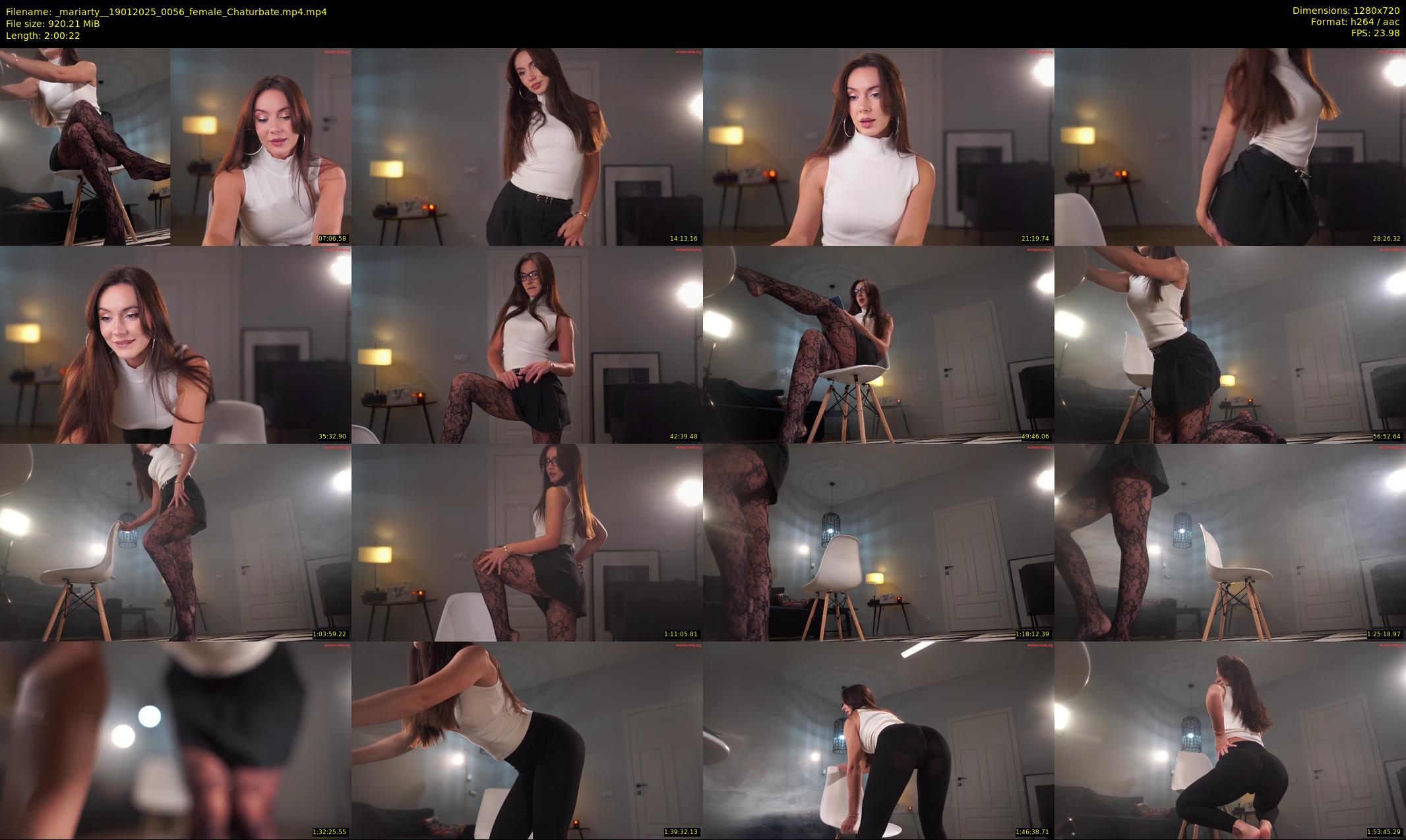 _mariarty_ — 121 minute Chaturbate female cam show recording, 720p, Jan 19, 2025