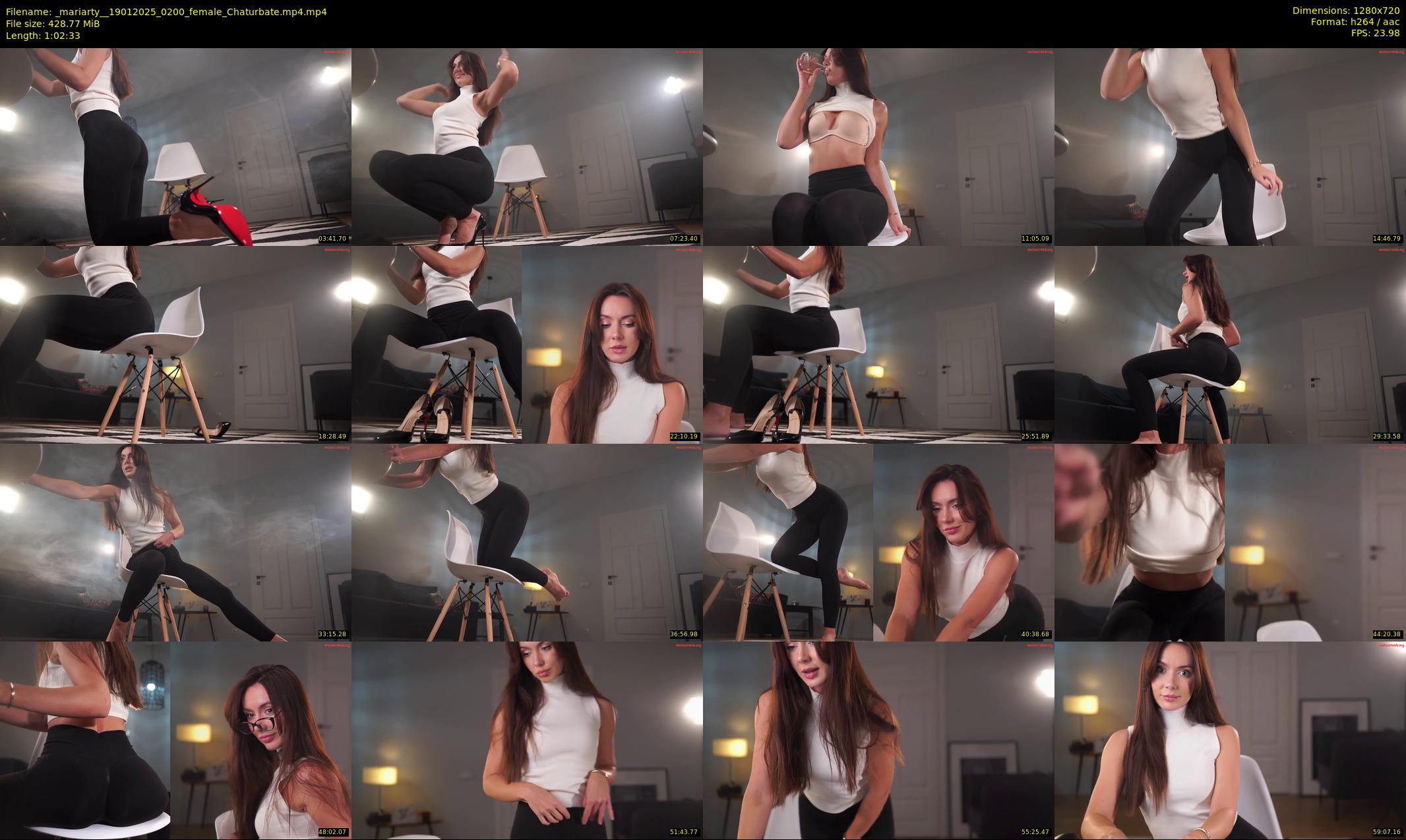 _mariarty_ — 63 minute Chaturbate female cam show recording, 720p, Jan 19, 2025