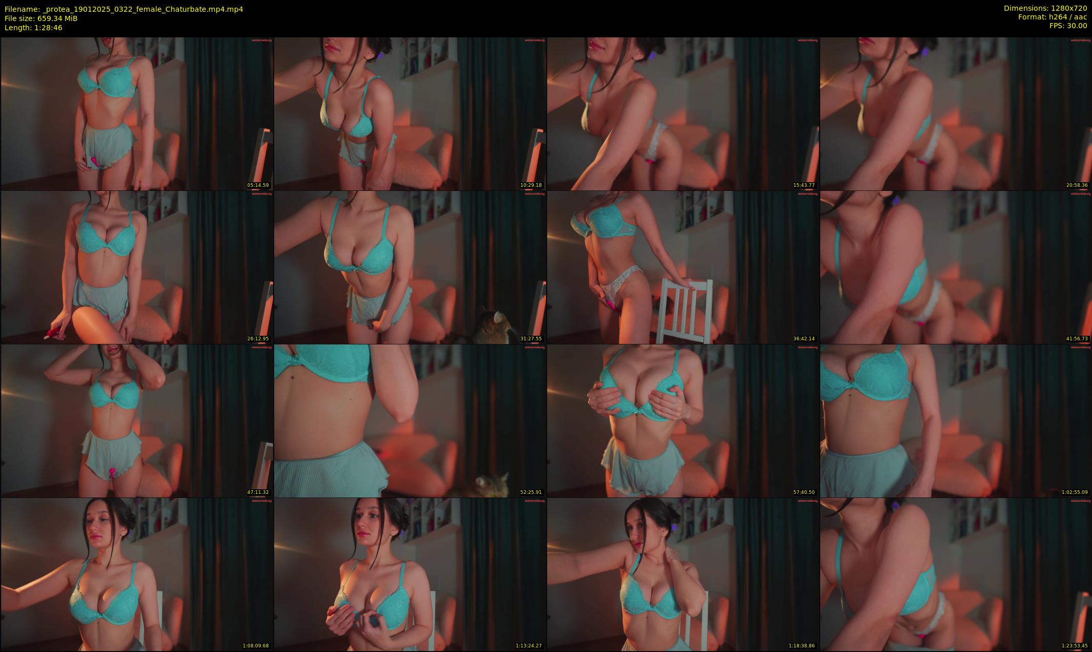 _protea — 89 minute Chaturbate female cam show recording, 720p, Jan 19, 2025