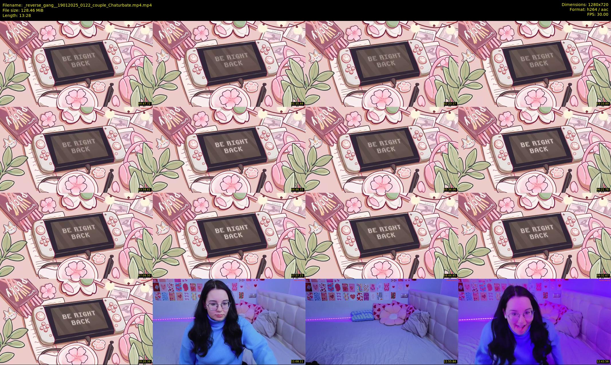 _reverse_gang_ — 14 minute Chaturbate couple cam show recording, 720p, Jan 19, 2025