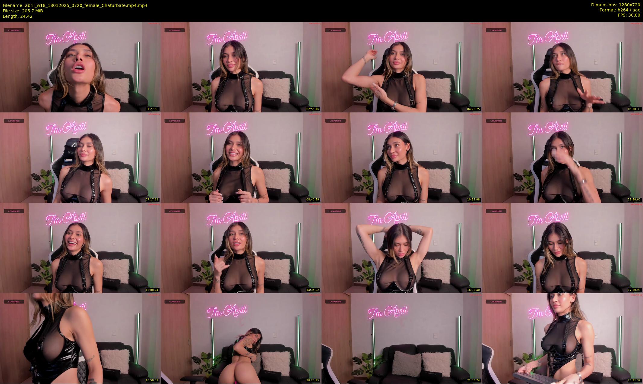 abril_w18 — 25 minute Chaturbate female cam show recording, 720p, Jan 18, 2025