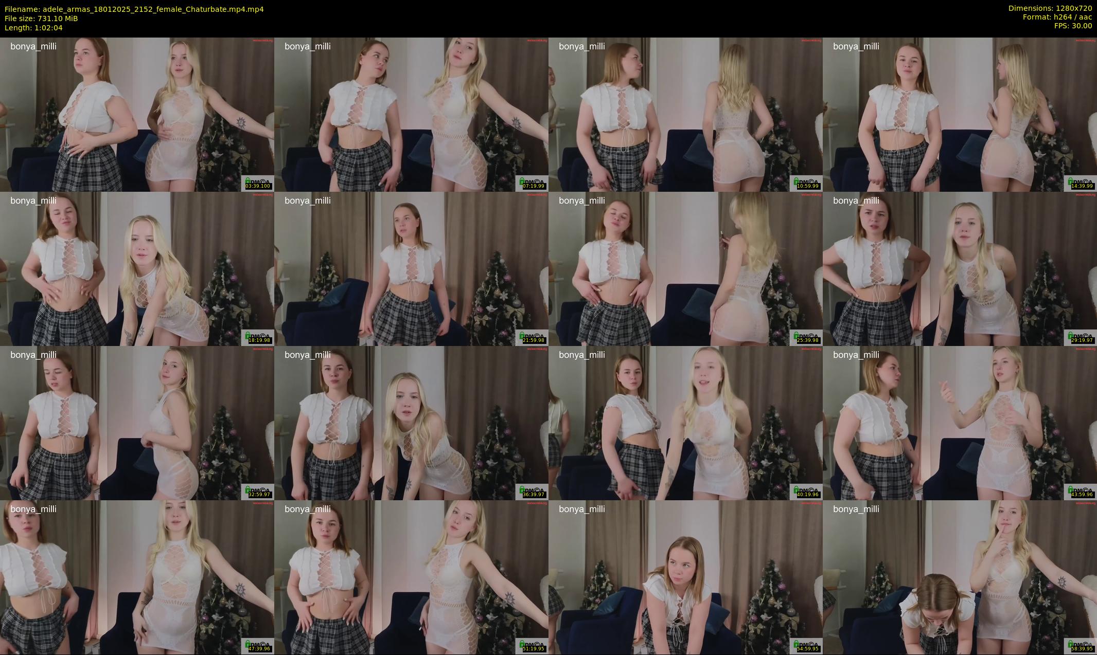 adele_armas — 63 minute Chaturbate female cam show recording, 720p, Jan 18, 2025