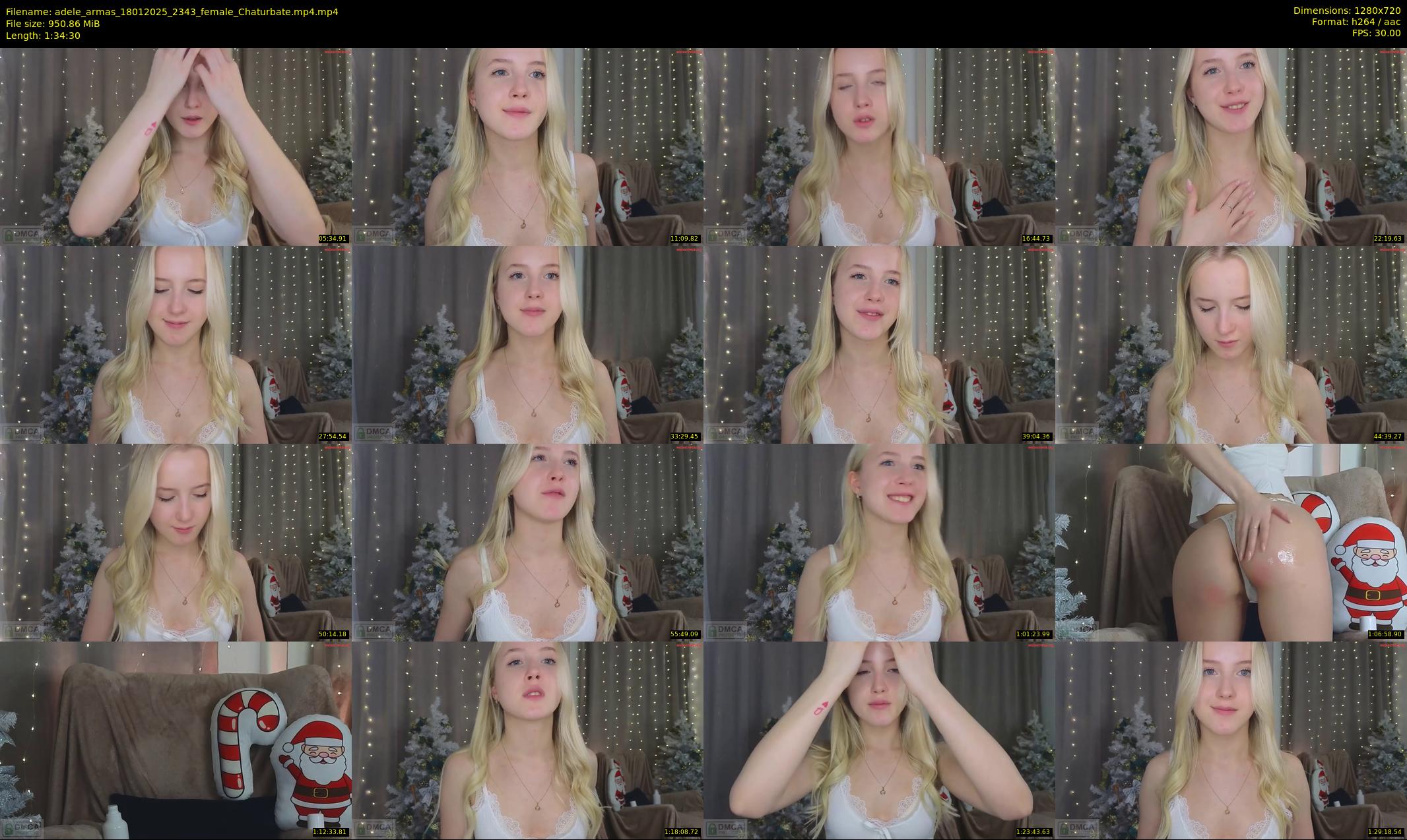adele_armas — 95 minute Chaturbate female cam show recording, 720p, Jan 18, 2025